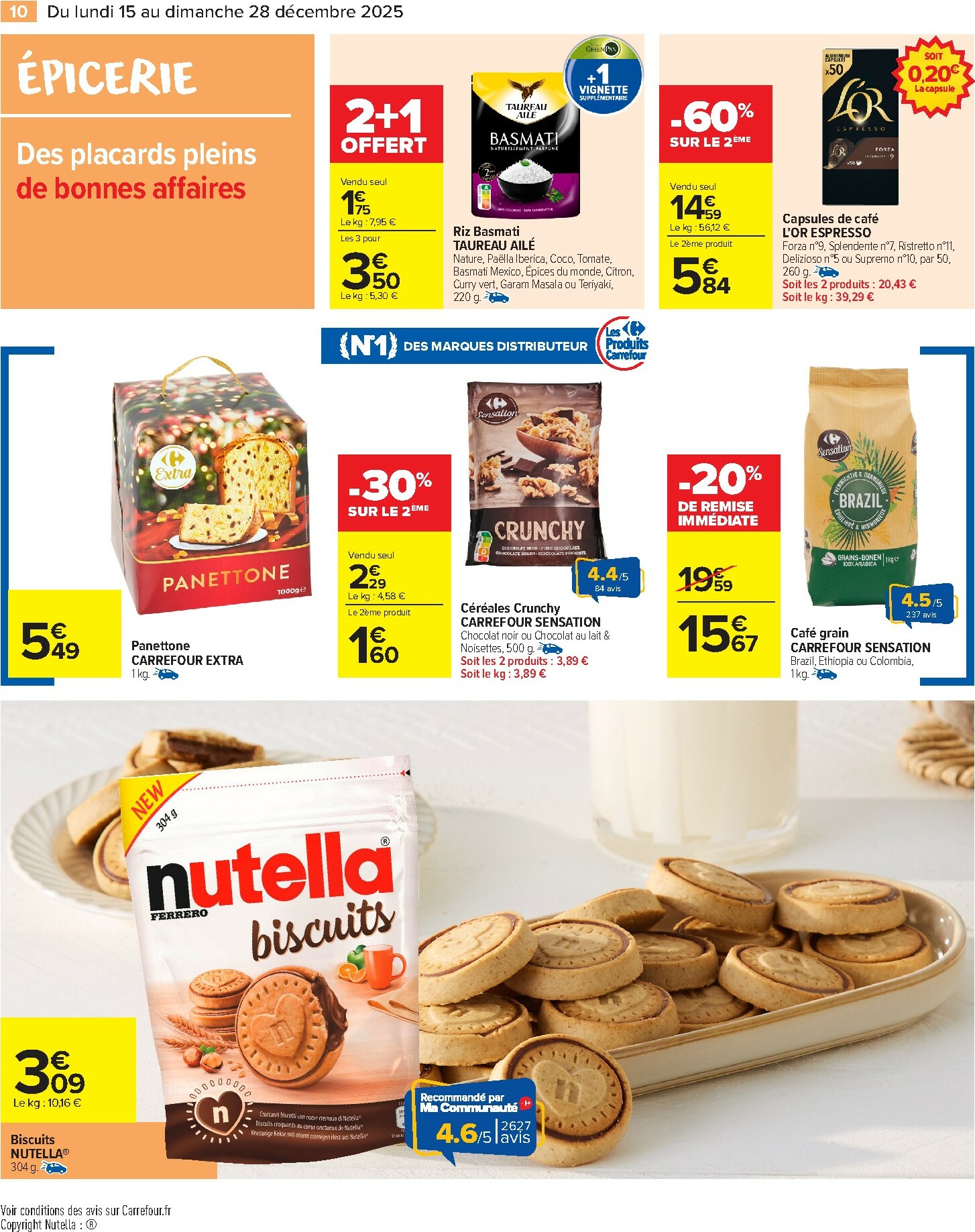 carrefour-market - Catalogue Carrefour Market valable du 15/12 au 28/12 - page: 12