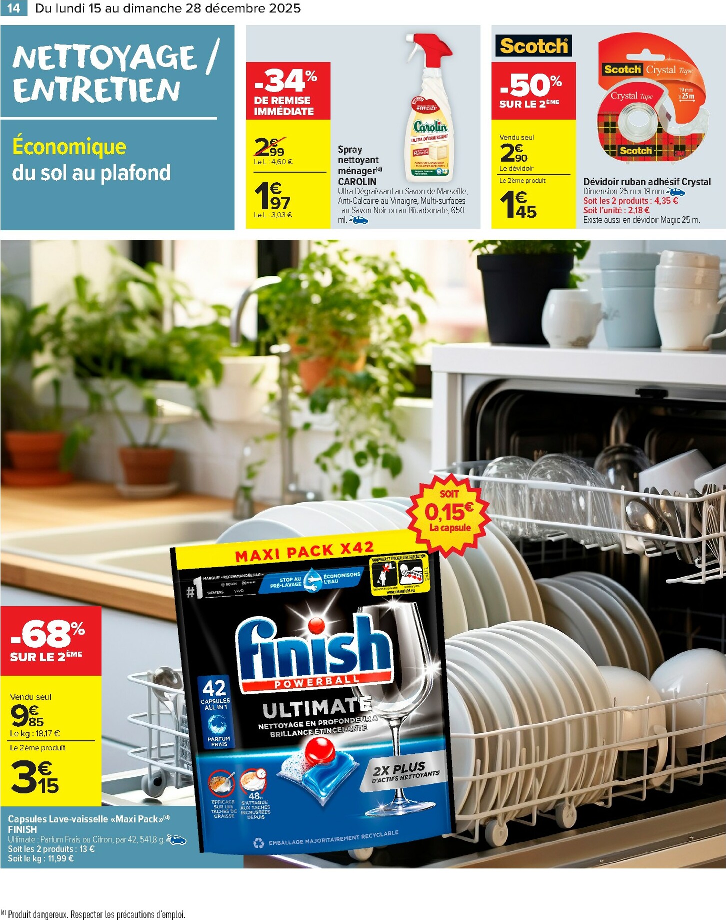 carrefour-market - Catalogue Carrefour Market valable du 15/12 au 28/12 - page: 16
