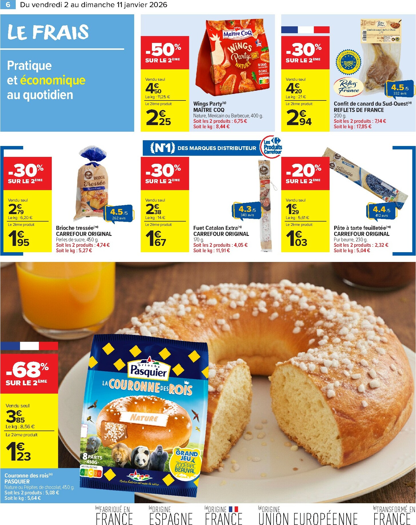 carrefour-market - Catalogue Carrefour Market valable du 02/01 au 11/01 - page: 8
