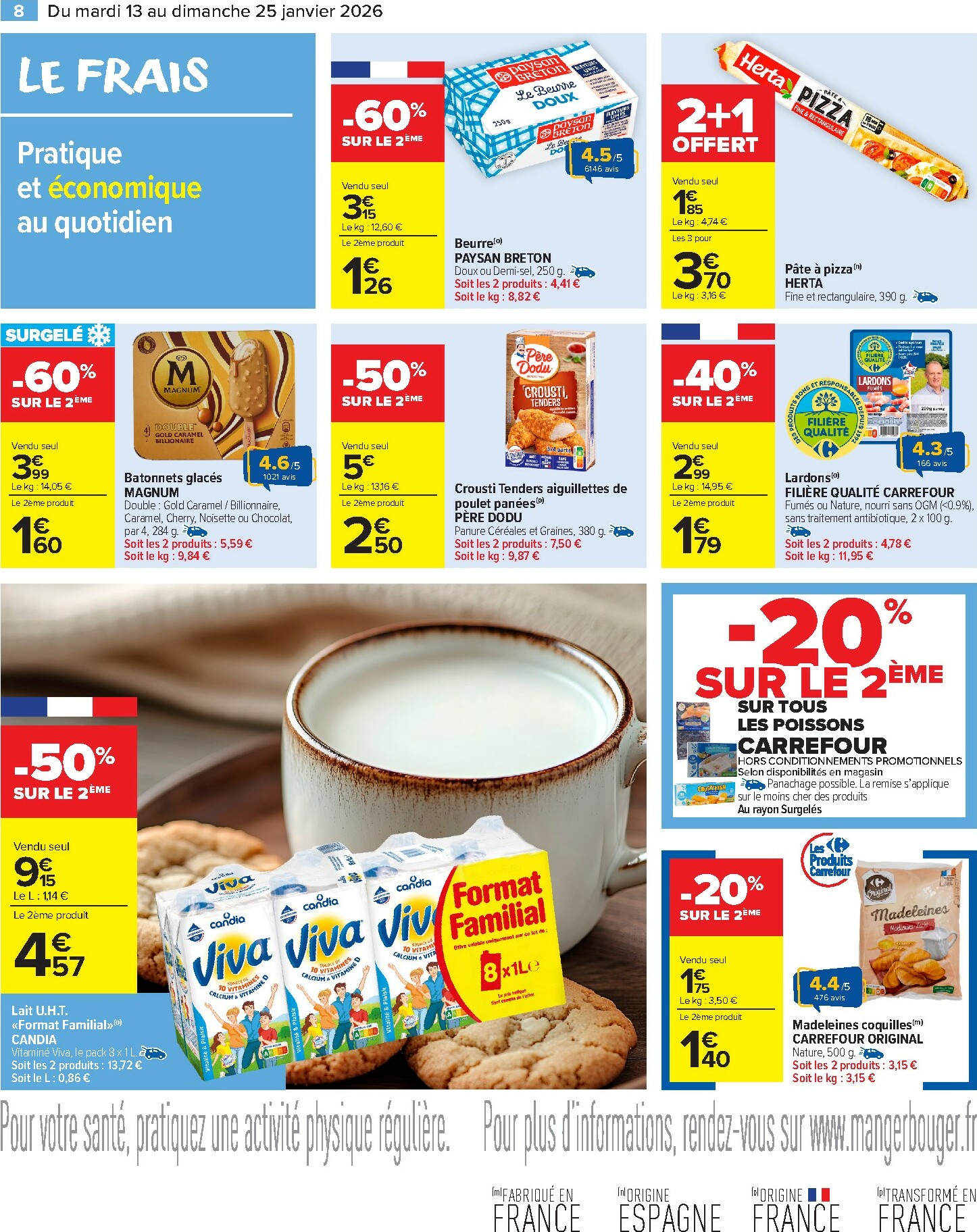 carrefour-market - Catalogue Carrefour Market valable du 13/01 au 25/01 - page: 10