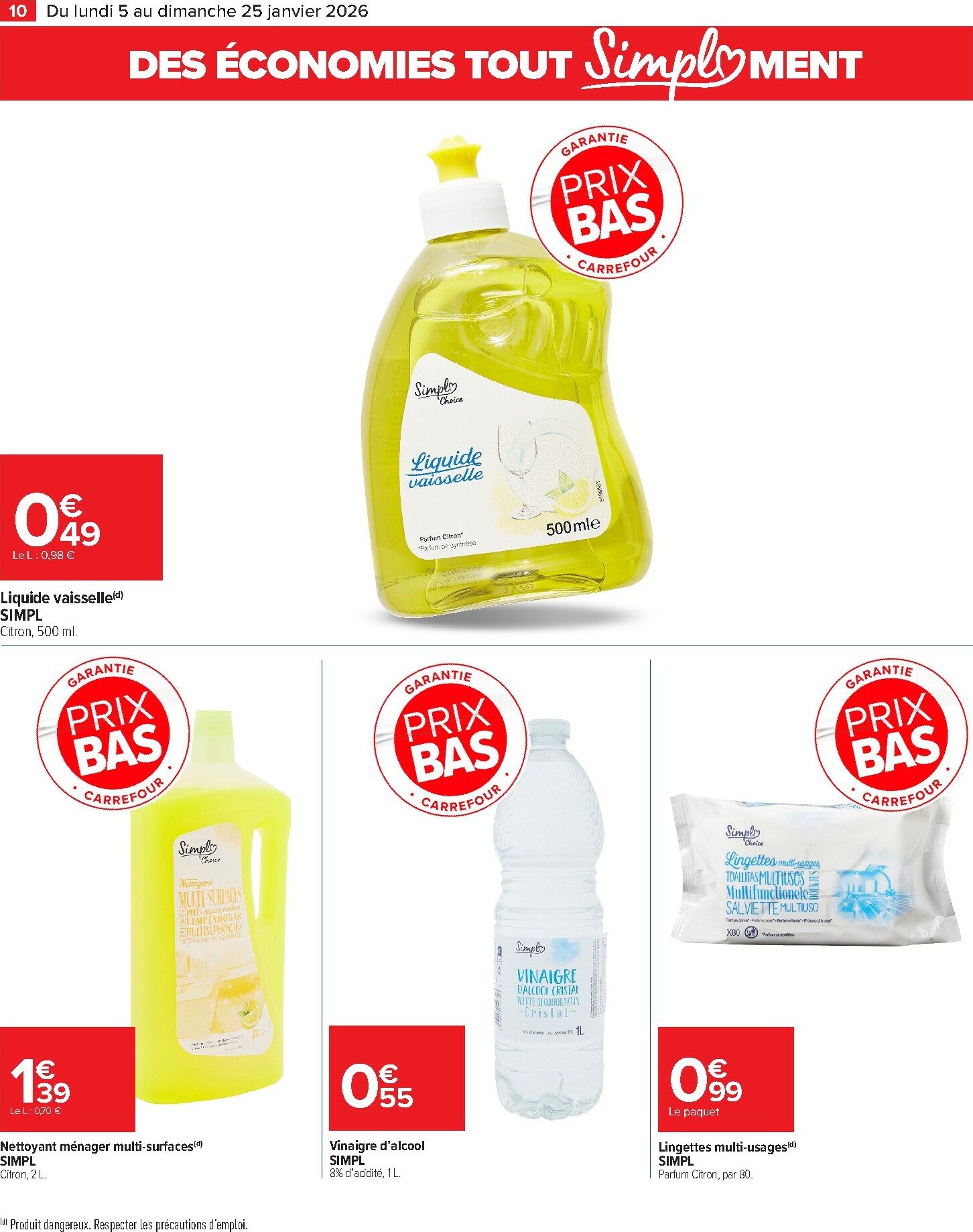 carrefour-market - Catalogue Carrefour Market valable du 05/01 au 25/01 - page: 10