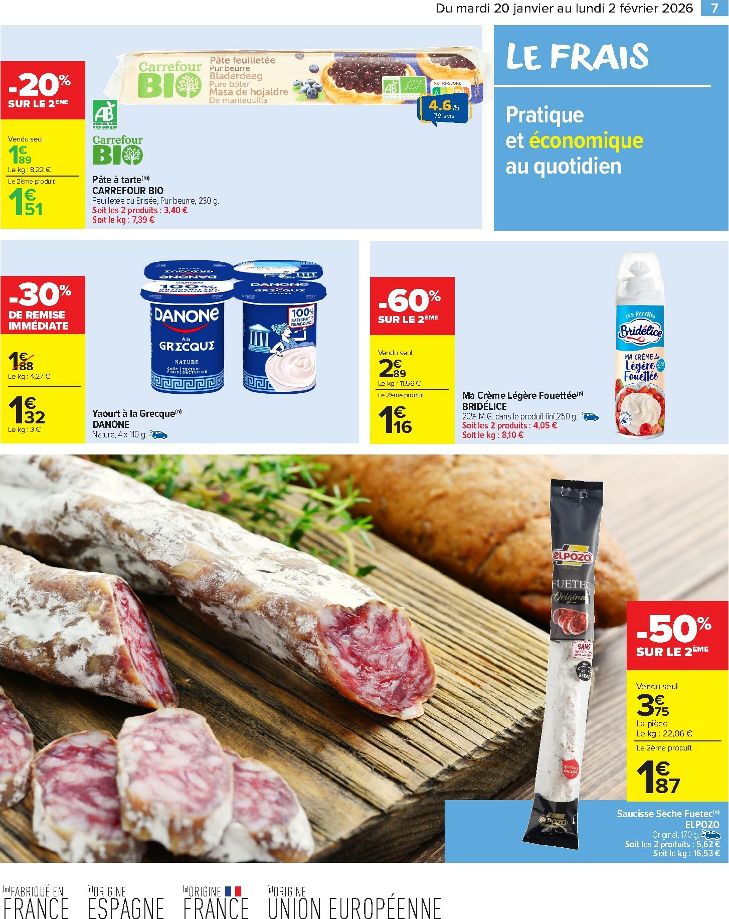 carrefour-market - Catalogue Carrefour Market valable du 20/01 au 02/02 - page: 9