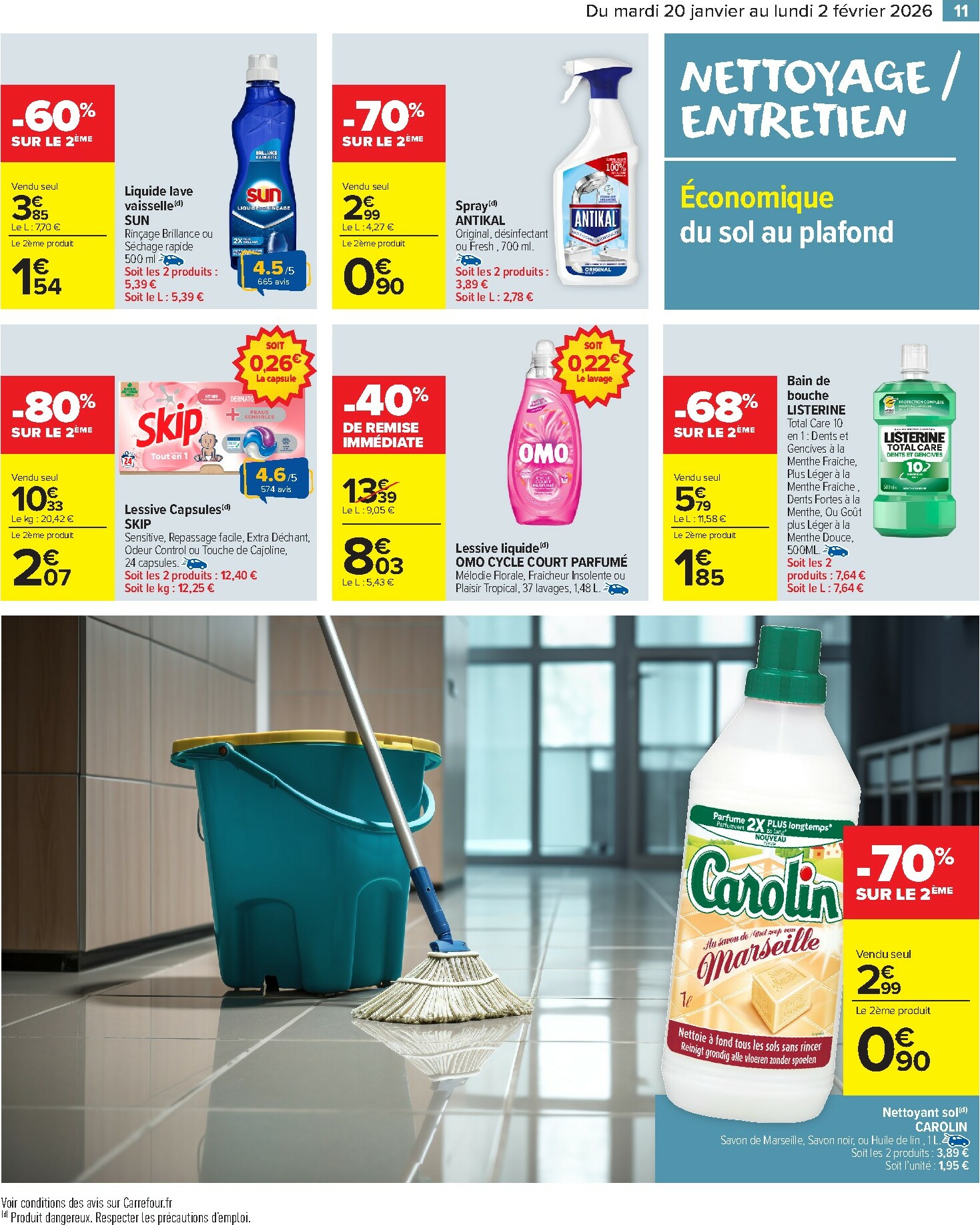 carrefour-market - Catalogue Carrefour Market valable du 20/01 au 02/02 - page: 13