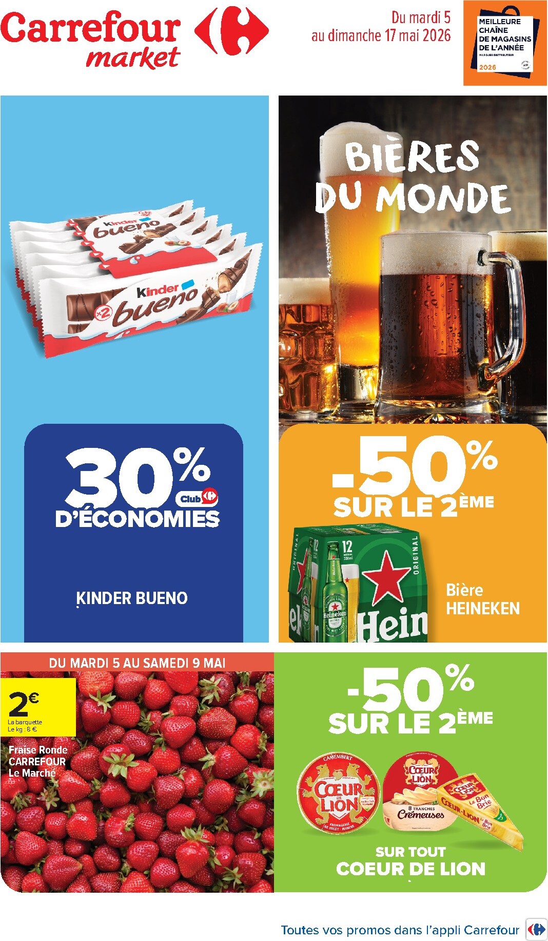 carrefour-market - Flyer Carrefour Market pour la semaine prochaine du du mardi 05/05/2026 au du dimanche 17/05/2026