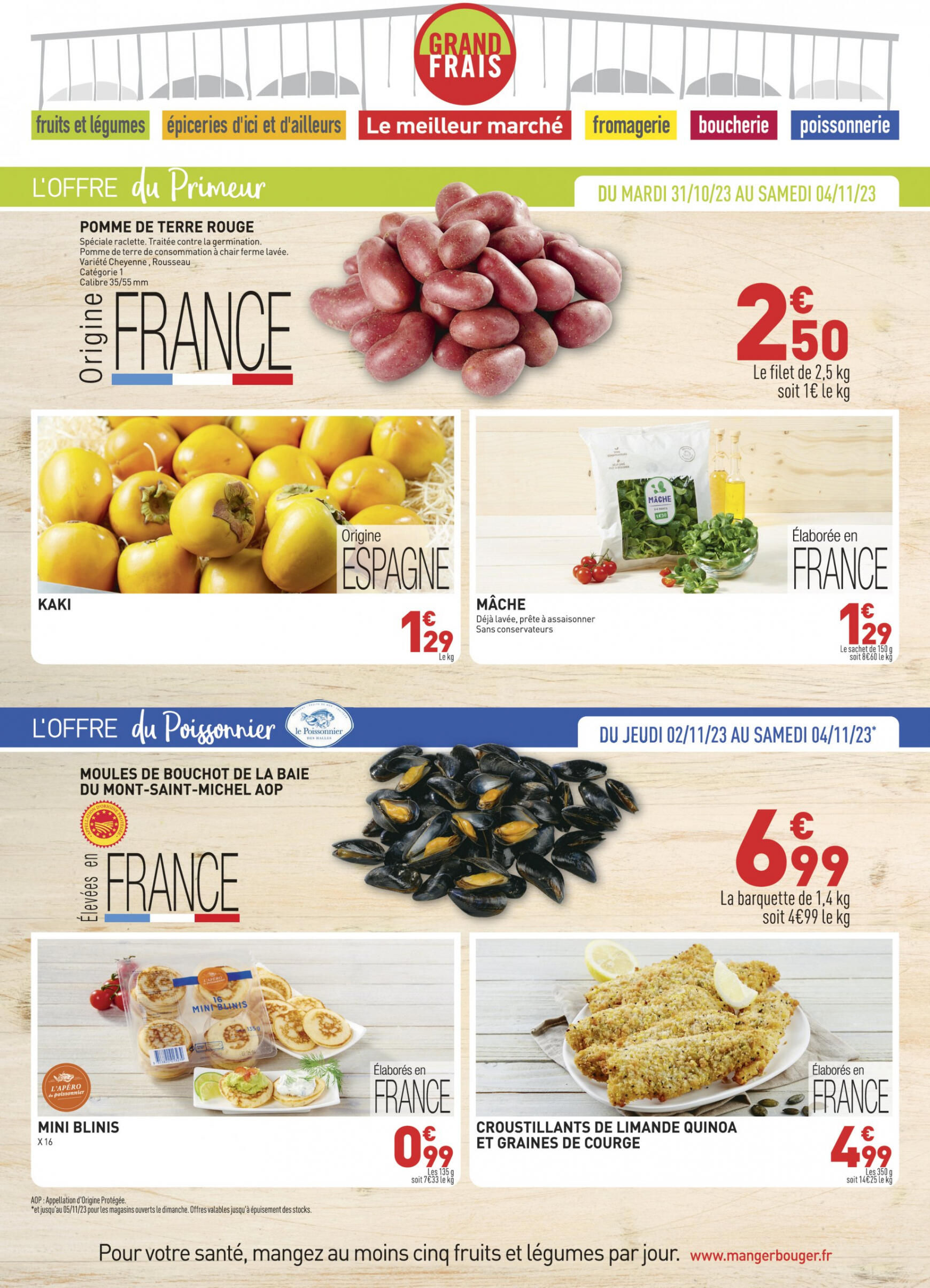 grand-frais - Catalogue Grand Frais de du lundi 30.10.