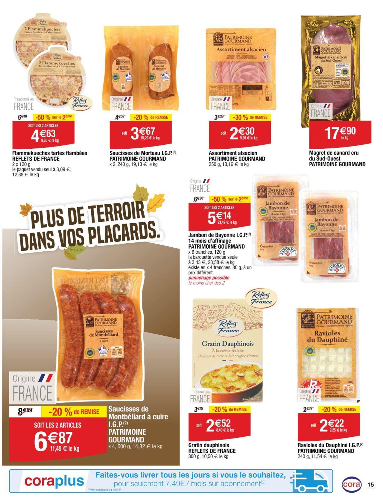 cora - Cora Plus de terroir dans vos placards à partir du 08/10/2024 - 14/10/2024 - page: 15 cora - Cora Plus de terroir dans vos placards à partir du 08/10/2024 - 14/10/2024 - page: 15