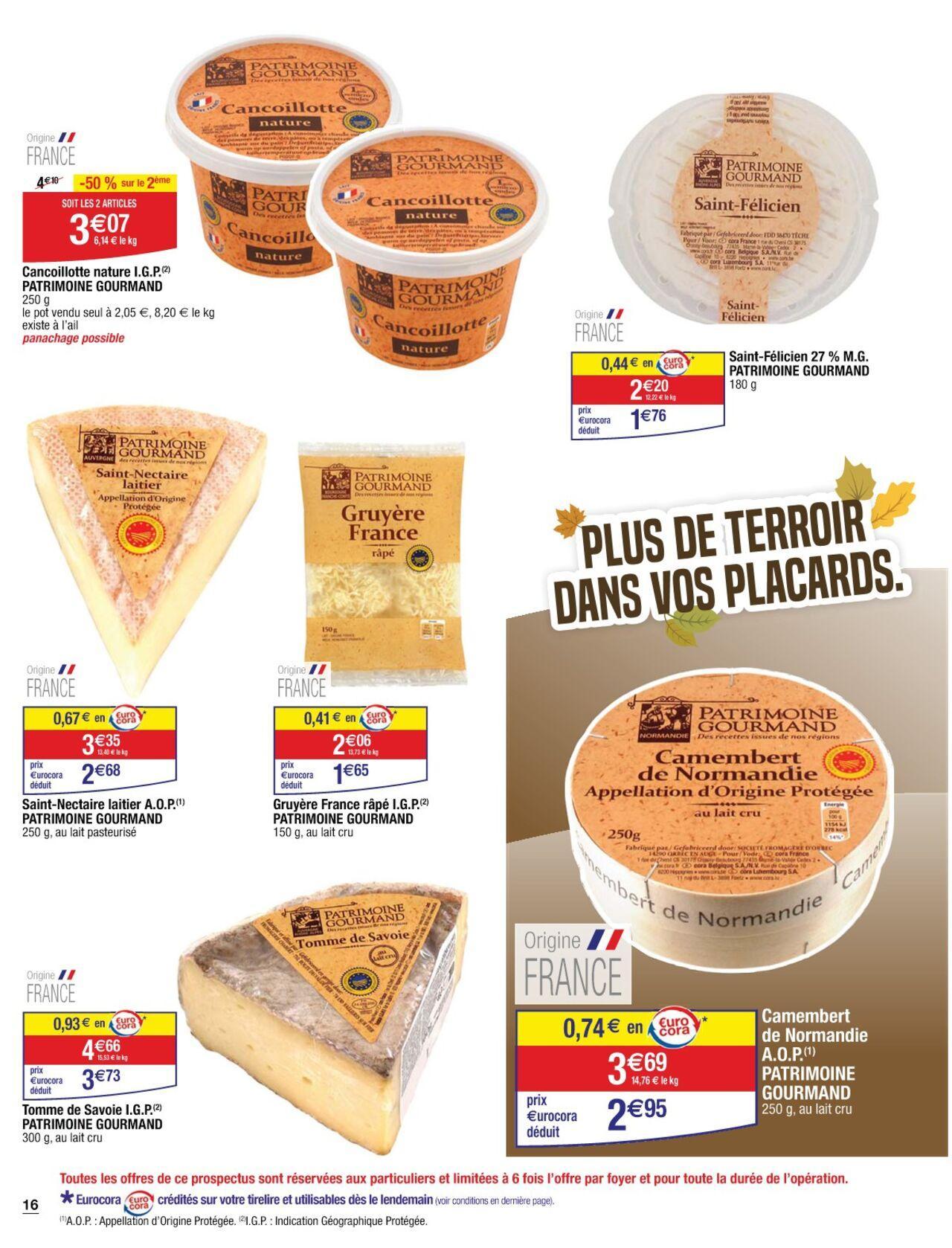 cora - Cora Plus de terroir dans vos placards à partir du 08/10/2024 - 14/10/2024 - page: 16 cora - Cora Plus de terroir dans vos placards à partir du 08/10/2024 - 14/10/2024 - page: 16