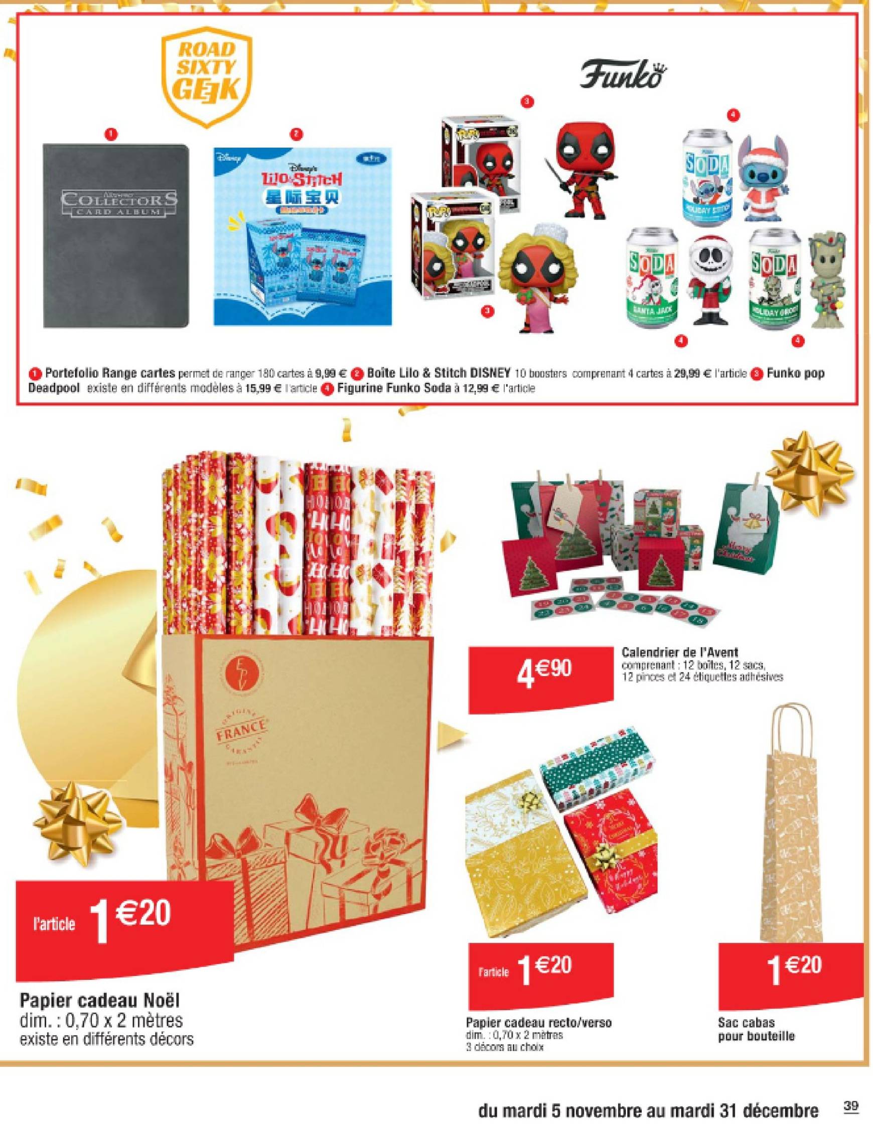 cora - Catalogue Cora - Plein d'idées cadeaux valable dès 05.11. - 31.12. - page: 39 cora - Catalogue Cora - Plein d'idées cadeaux valable dès 05.11. - 31.12. - page: 39