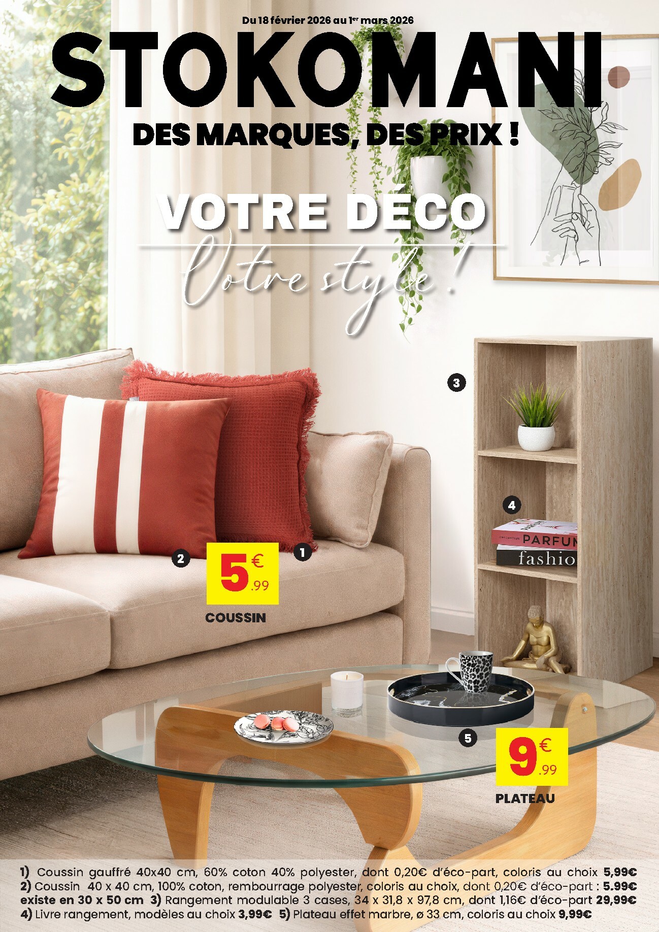 stokomani - Catalogue Stokomani valable du 18/02/2026 au 01/03/2026