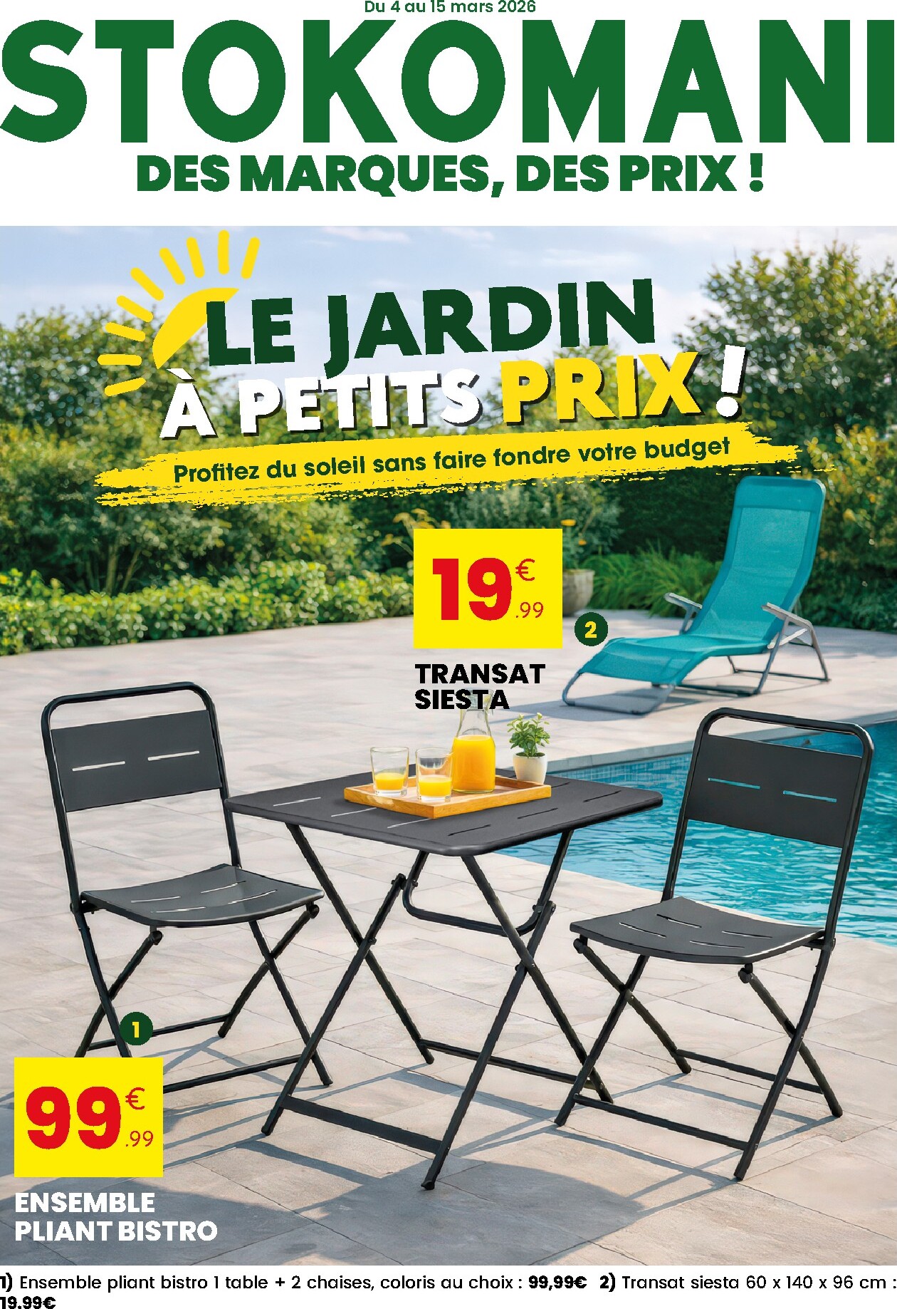 stokomani - Catalogue Stokomani - Jardin valable du 04/03/2026 au 15/03/2026