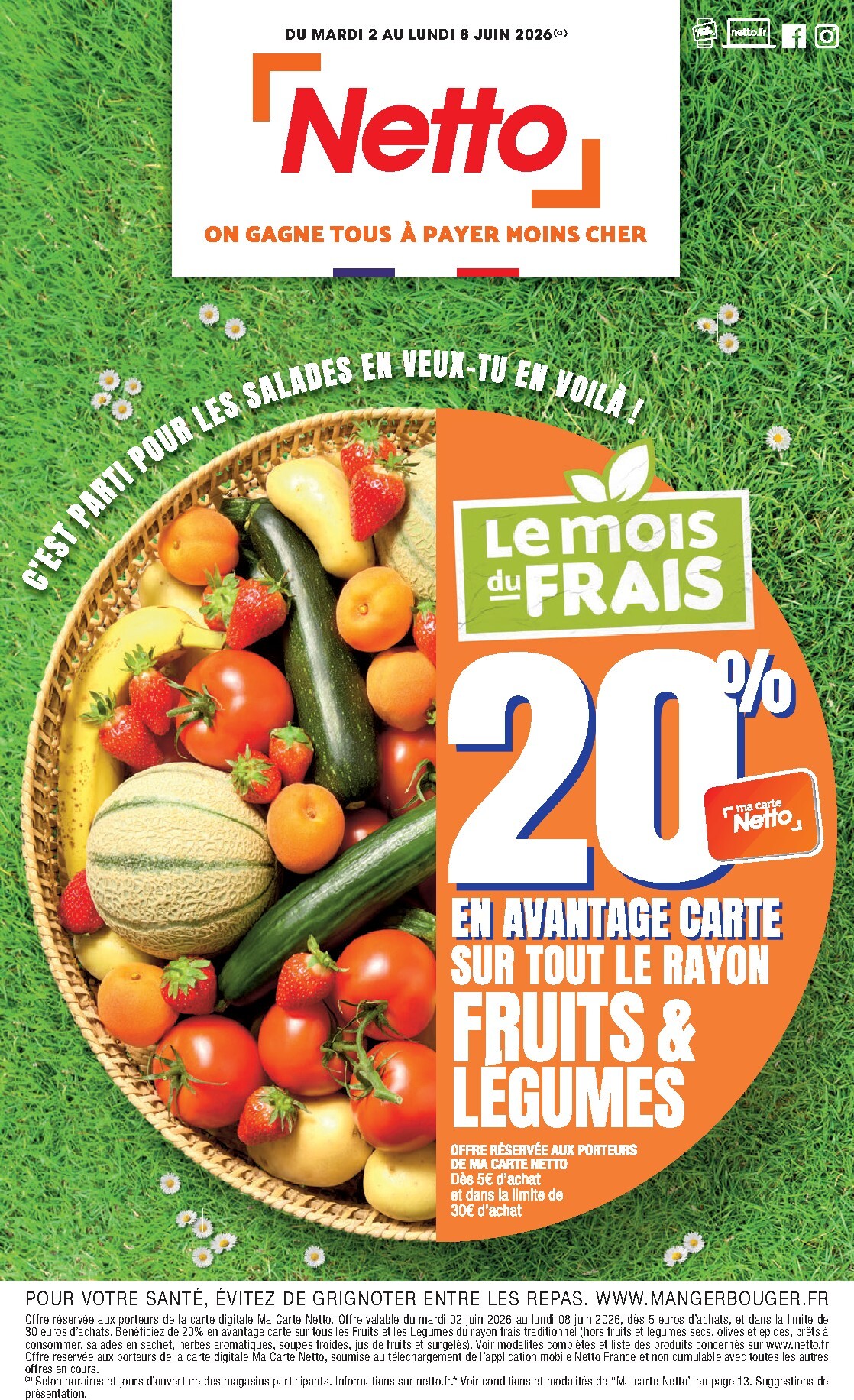 netto - Flyer Netto pour la semaine prochaine du du mardi 02/06/2026 au du lundi 08/06/2026