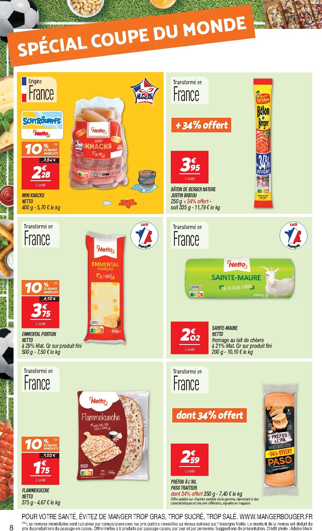netto - Flyer Netto pour la semaine prochaine du du mardi 09/06/2026 au du lundi 15/06/2026 - page: 8
