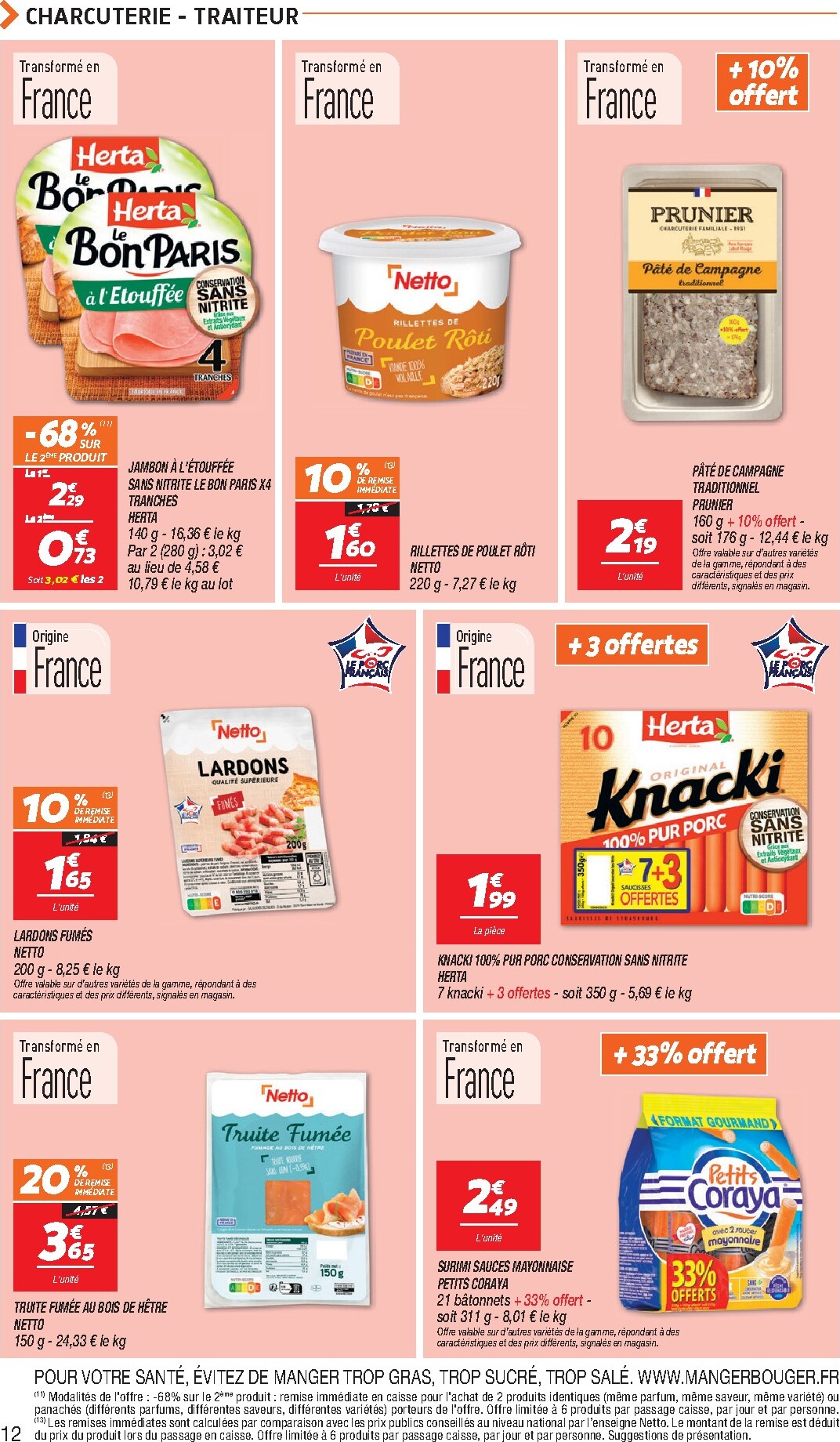 netto - Flyer Netto pour la semaine prochaine du du mardi 09/06/2026 au du lundi 15/06/2026 - page: 12