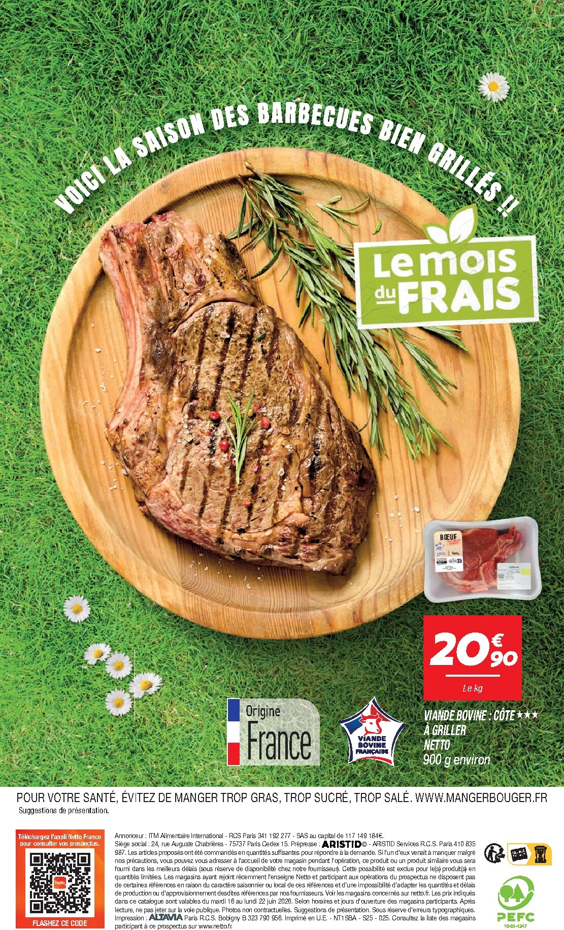 netto - Flyer Netto pour la semaine prochaine du du mardi 16/06/2026 au du lundi 22/06/2026 - page: 20
