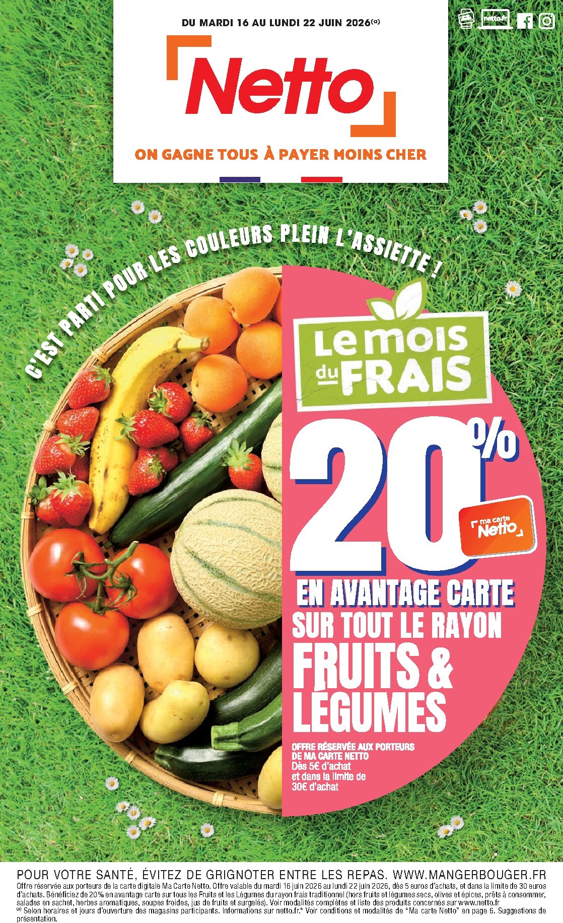 netto - Flyer Netto pour la semaine prochaine du du mardi 16/06/2026 au du lundi 22/06/2026