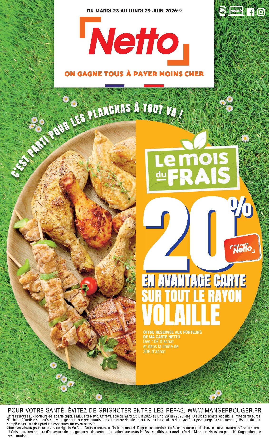 netto - Flyer Netto pour la semaine prochaine du du mardi 23/06/2026 au du lundi 29/06/2026