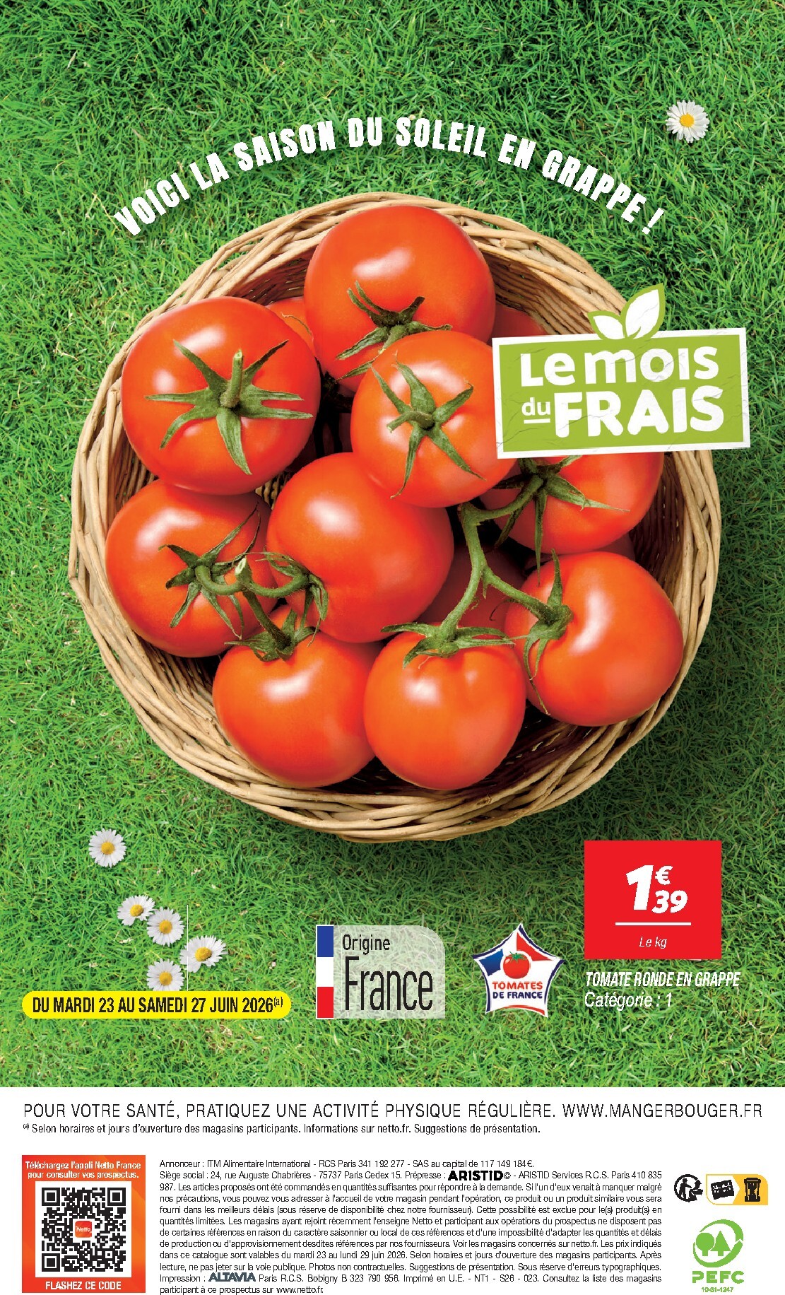 netto - Flyer Netto pour la semaine prochaine du du mardi 23/06/2026 au du lundi 29/06/2026 - page: 22