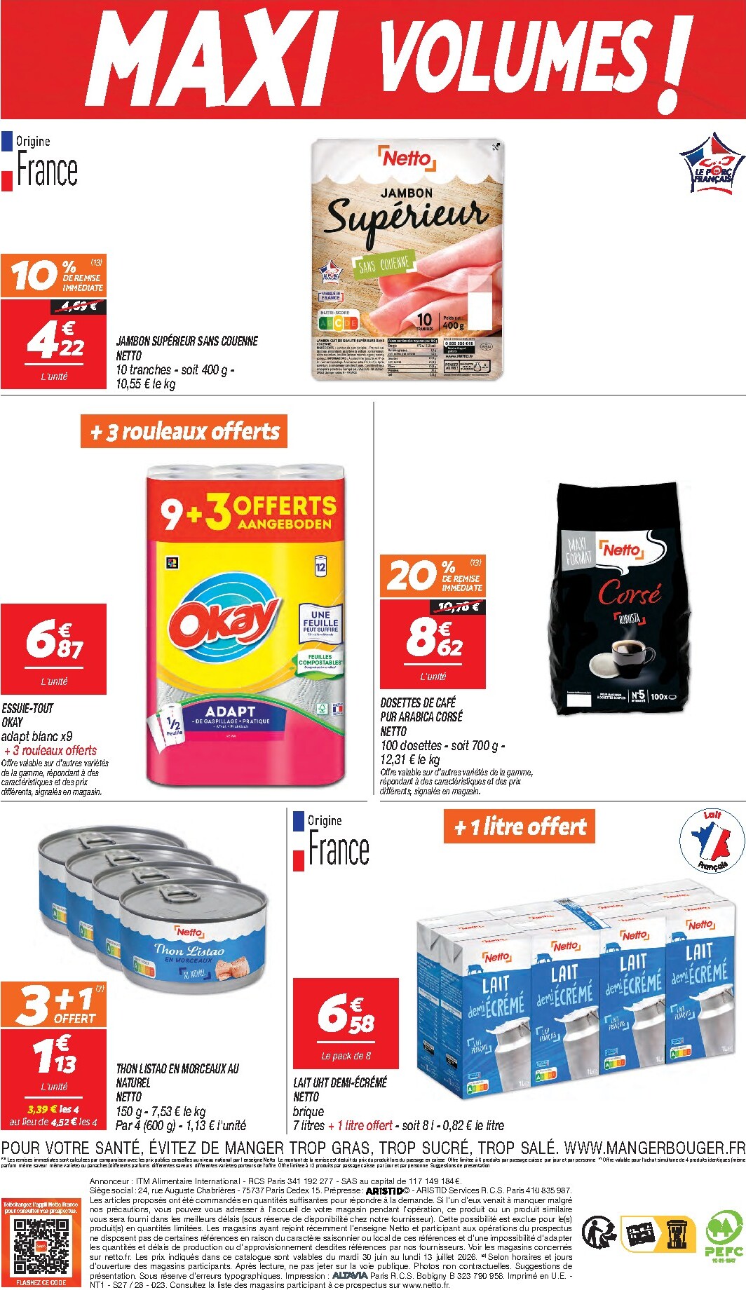 netto - Flyer Netto pour la semaine prochaine du du mardi 30/06/2026 au du lundi 13/07/2026 - page: 12