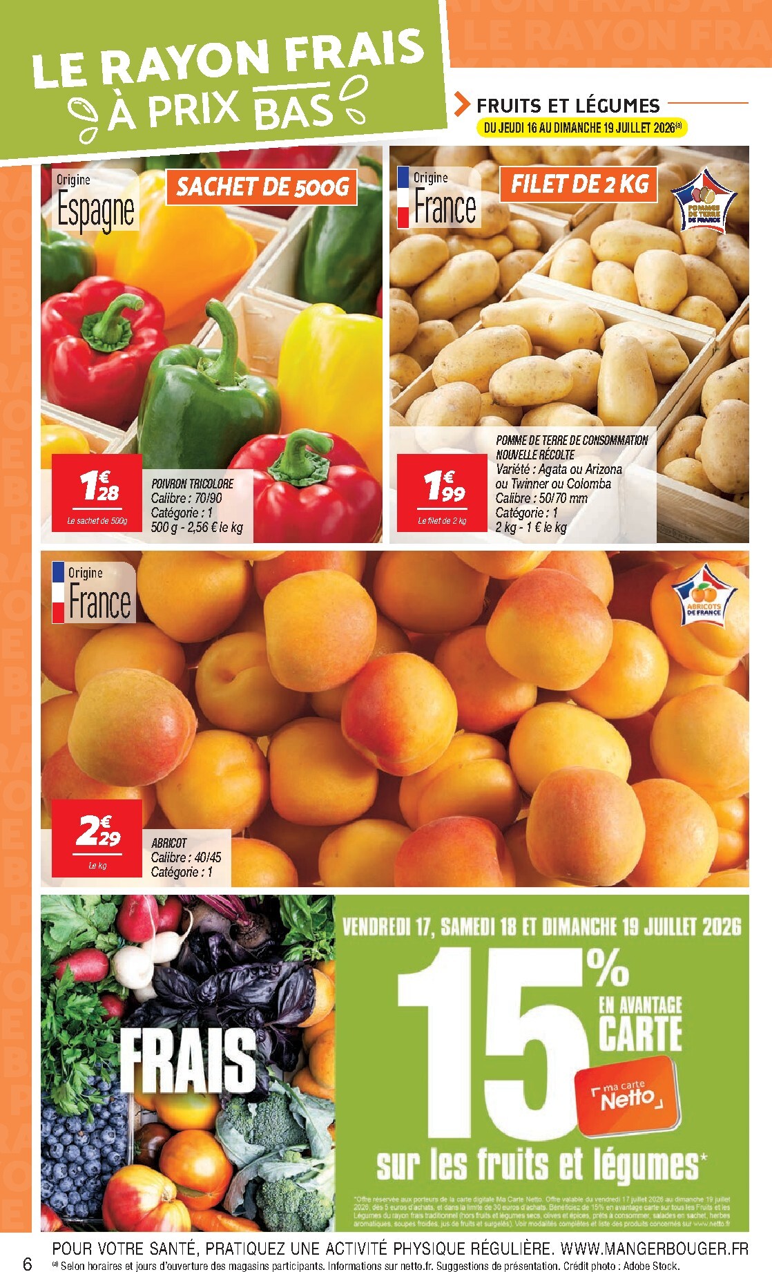 netto - Flyer Netto pour la semaine prochaine du du mardi 14/07/2026 au du lundi 20/07/2026 - page: 6