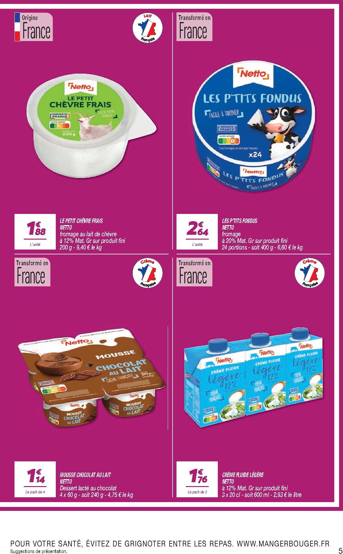 netto - Flyer Netto pour la semaine prochaine du du mardi 14/07/2026 au du lundi 20/07/2026 - page: 5