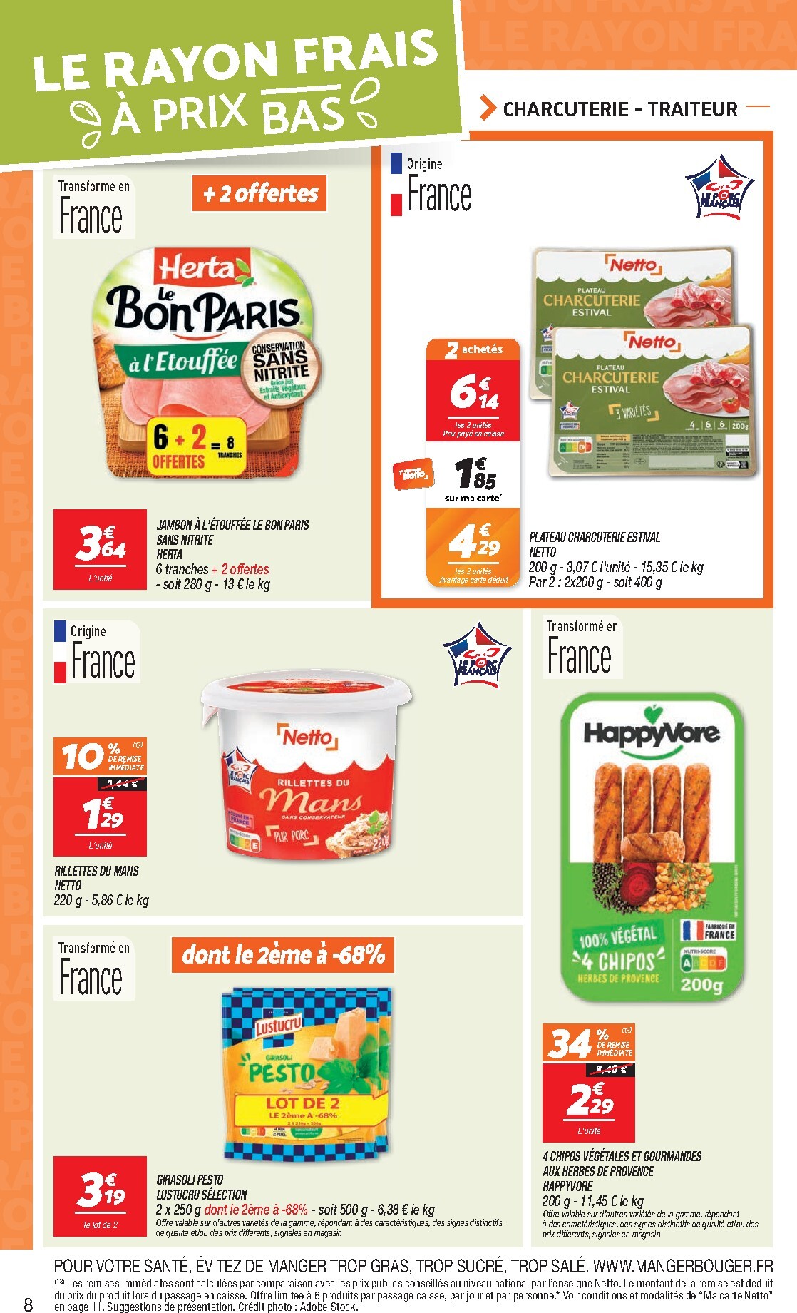 netto - Flyer Netto pour la semaine prochaine du du mardi 14/07/2026 au du lundi 20/07/2026 - page: 8