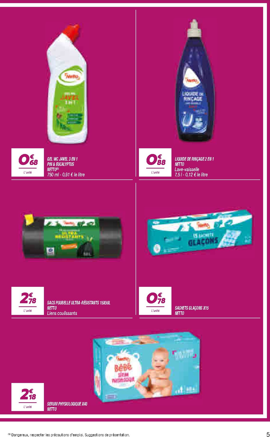 netto - Flyer Netto pour la semaine prochaine du du mardi 21/07/2026 au du lundi 03/08/2026 - page: 5