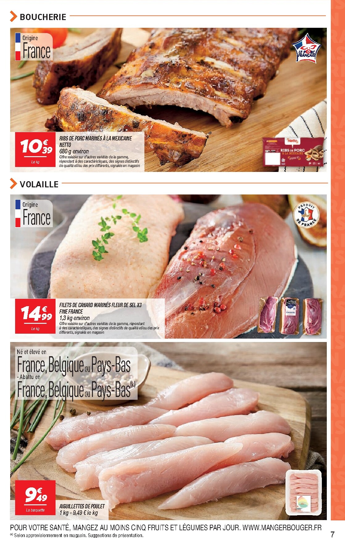 netto - Flyer Netto - Le Rayon Frais à Prix Bas pour la semaine prochaine du du mardi 28/07/2026 au du lundi 03/08/2026 - page: 7