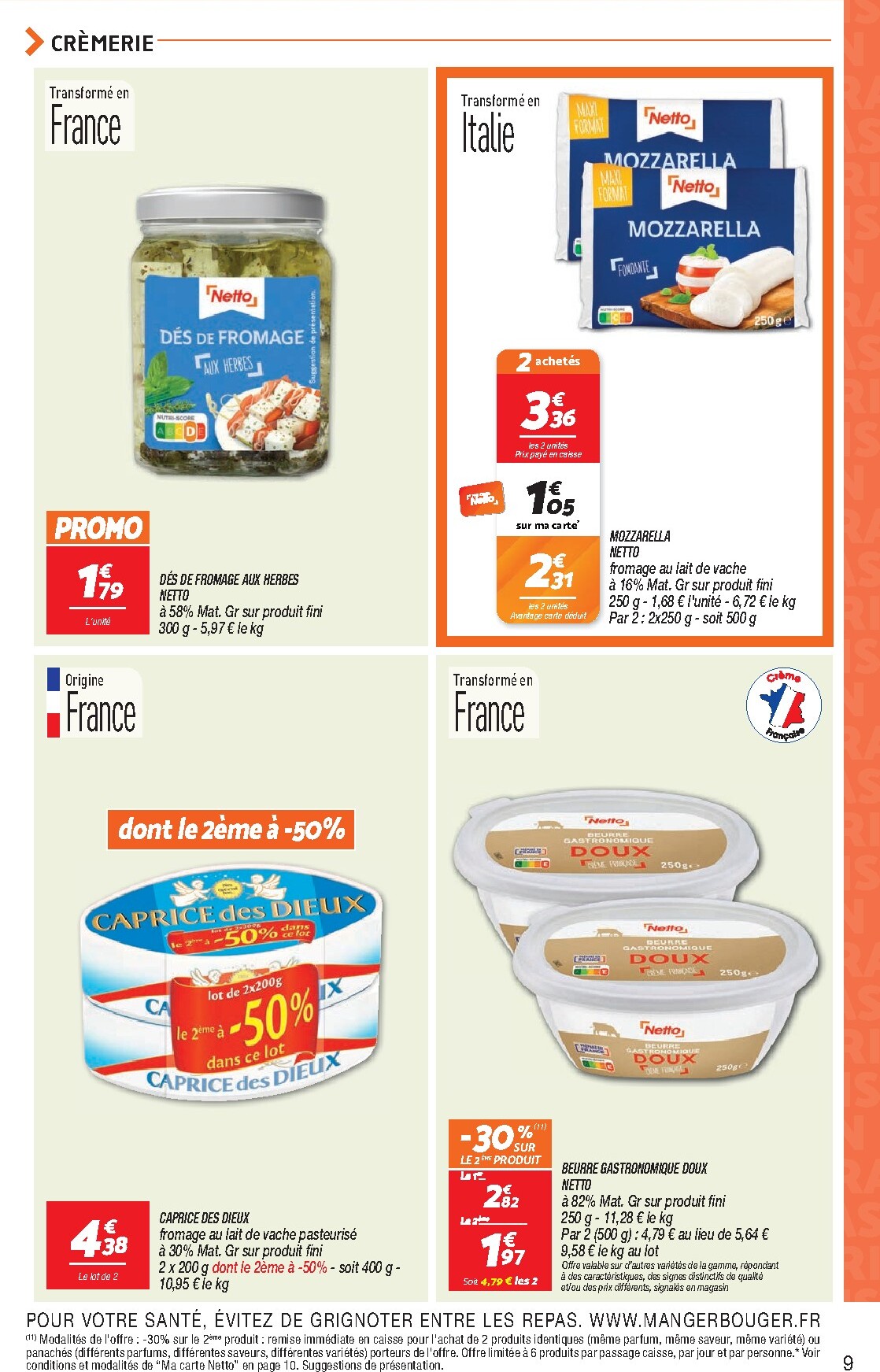 netto - Flyer Netto - Le Rayon Frais à Prix Bas pour la semaine prochaine du du mardi 28/07/2026 au du lundi 03/08/2026 - page: 9