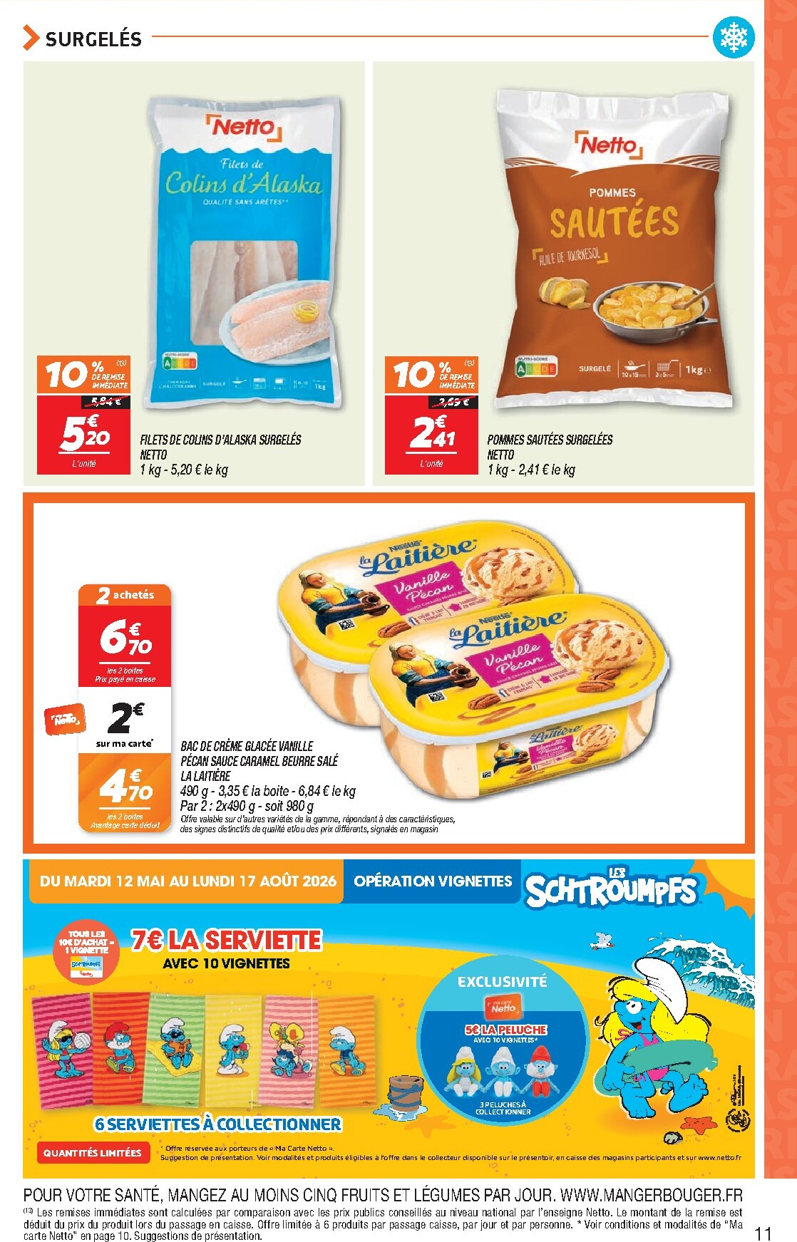 netto - Flyer Netto - Le Rayon Frais à Prix Bas pour la semaine prochaine du du mardi 28/07/2026 au du lundi 03/08/2026 - page: 11