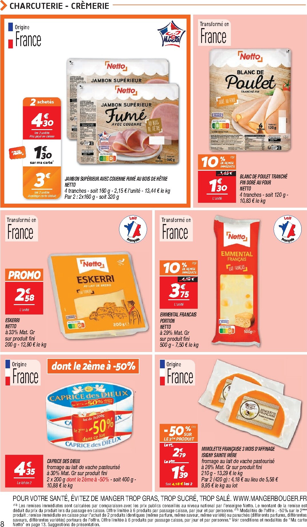 netto - Flyer Netto - Rendez-vous Prix Bas pour la semaine prochaine du du mardi 08/09/2026 au du lundi 14/09/2026 - page: 8