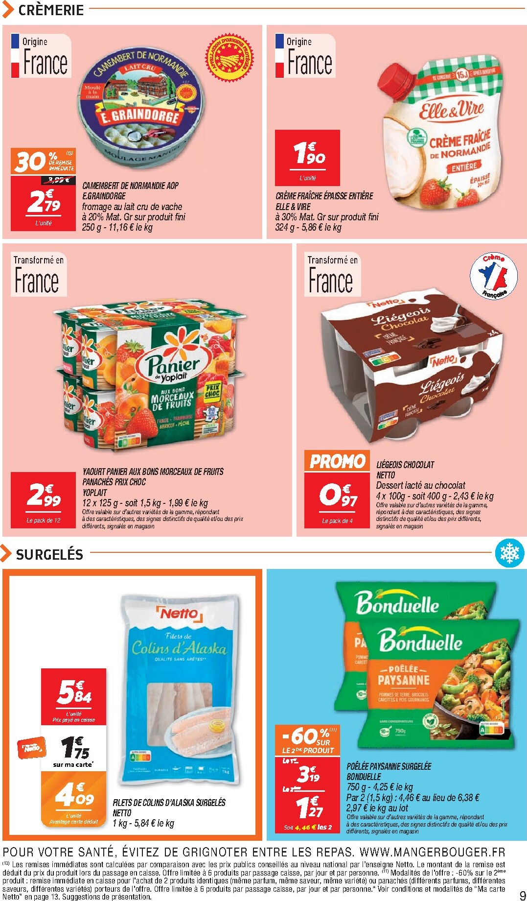 netto - Flyer Netto - Rendez-vous Prix Bas pour la semaine prochaine du du mardi 08/09/2026 au du lundi 14/09/2026 - page: 9