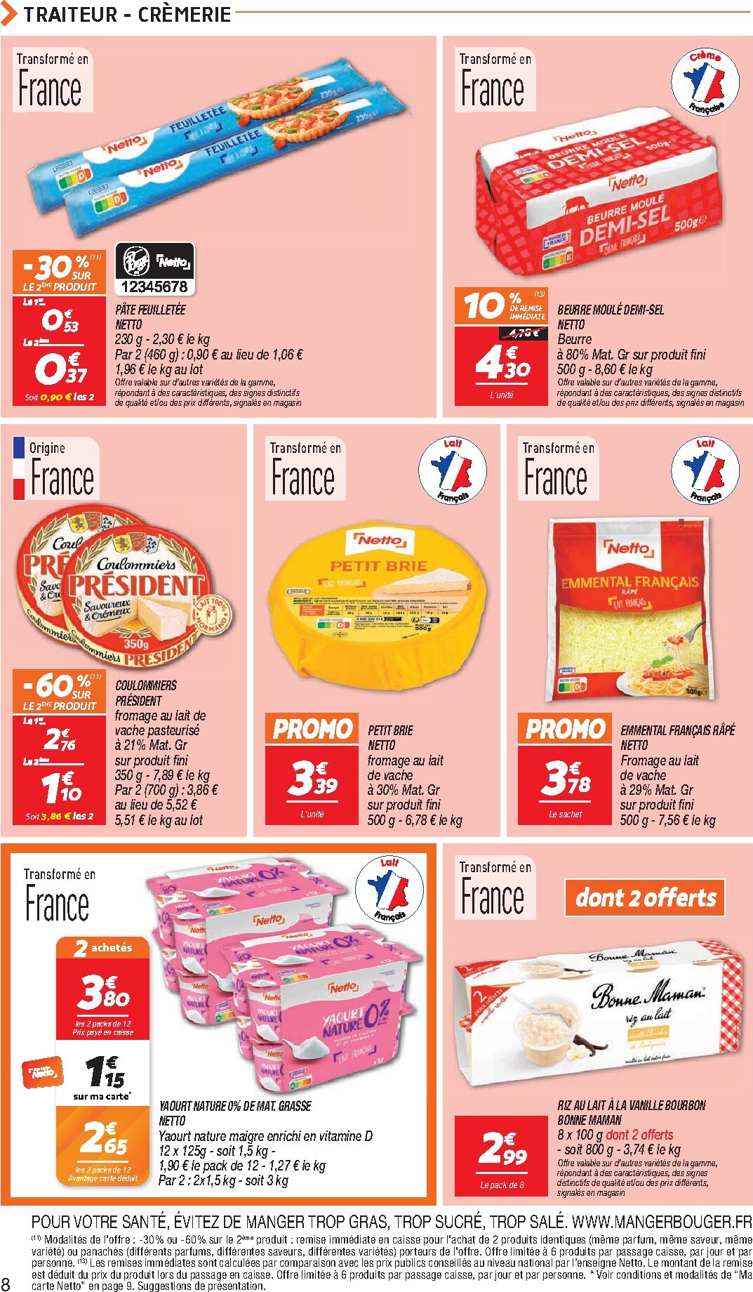 netto - Flyer Netto pour la semaine prochaine du du mardi 15/09/2026 au du lundi 21/09/2026 - page: 8