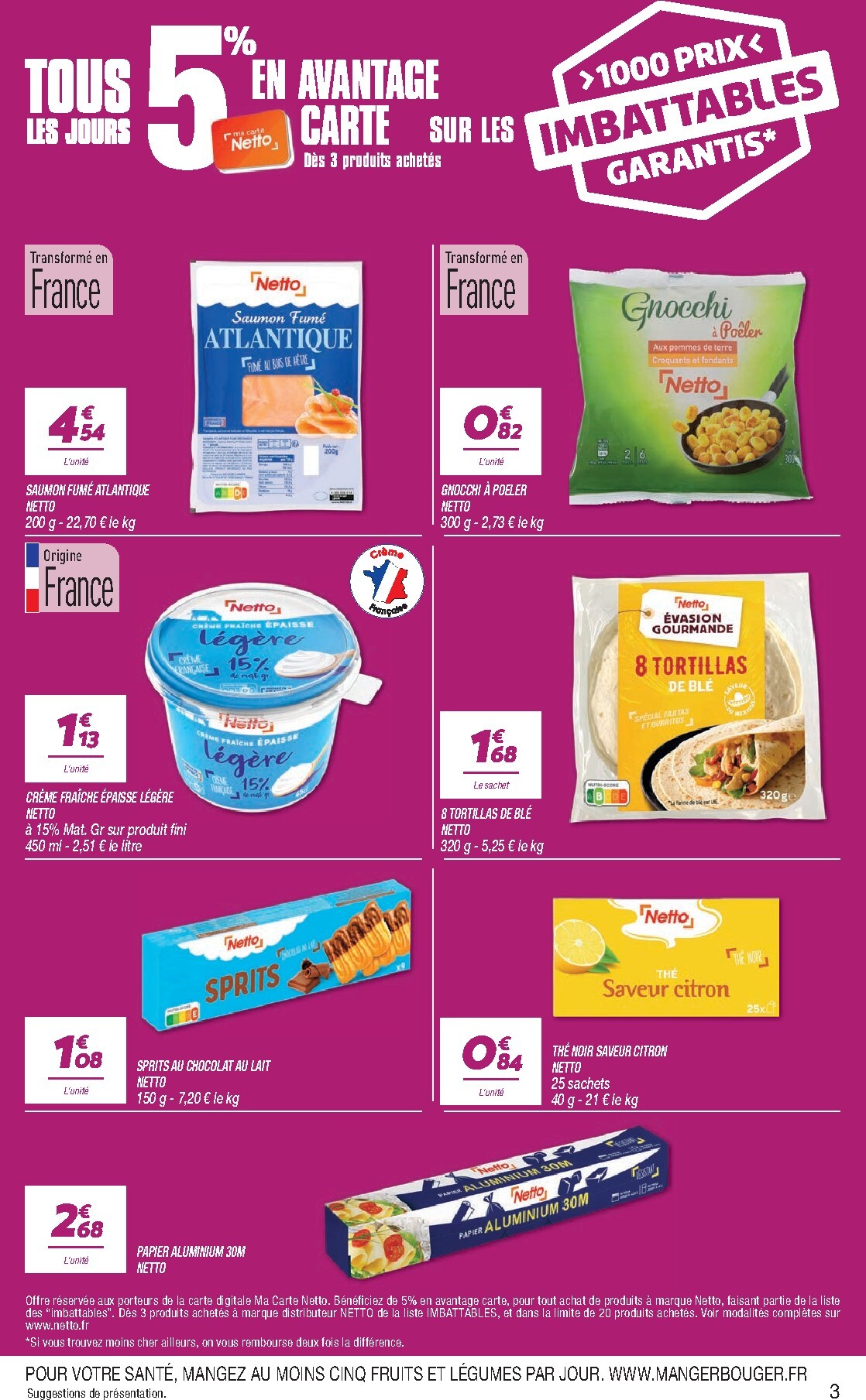 netto - Flyer Netto pour la semaine prochaine du du mardi 22/09/2026 au du lundi 28/09/2026 - page: 3
