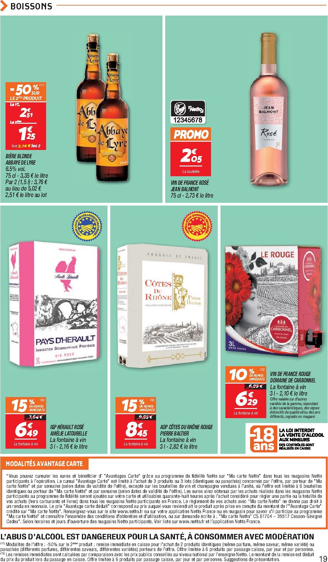 netto - Flyer Netto pour la semaine prochaine du du mardi 22/09/2026 au du lundi 28/09/2026 - page: 19