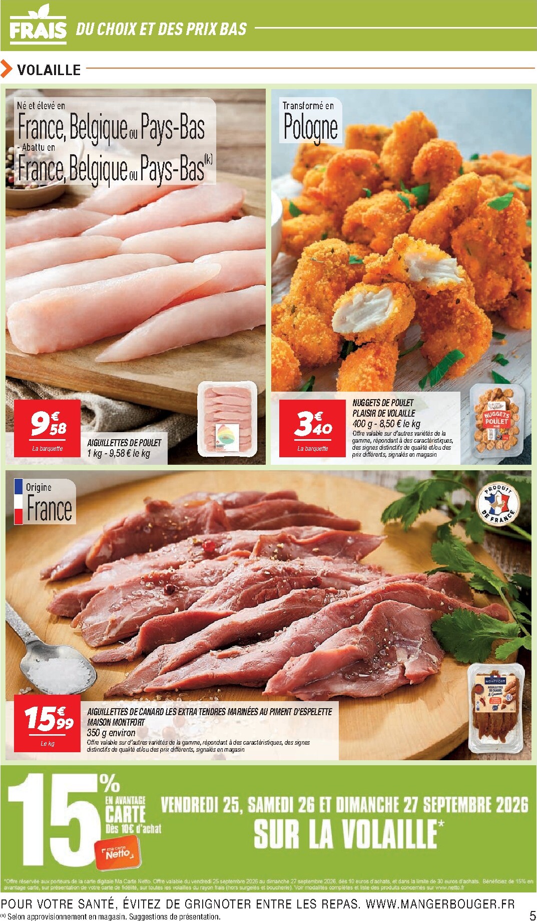 netto - Flyer Netto pour la semaine prochaine du du mardi 22/09/2026 au du lundi 28/09/2026 - page: 5