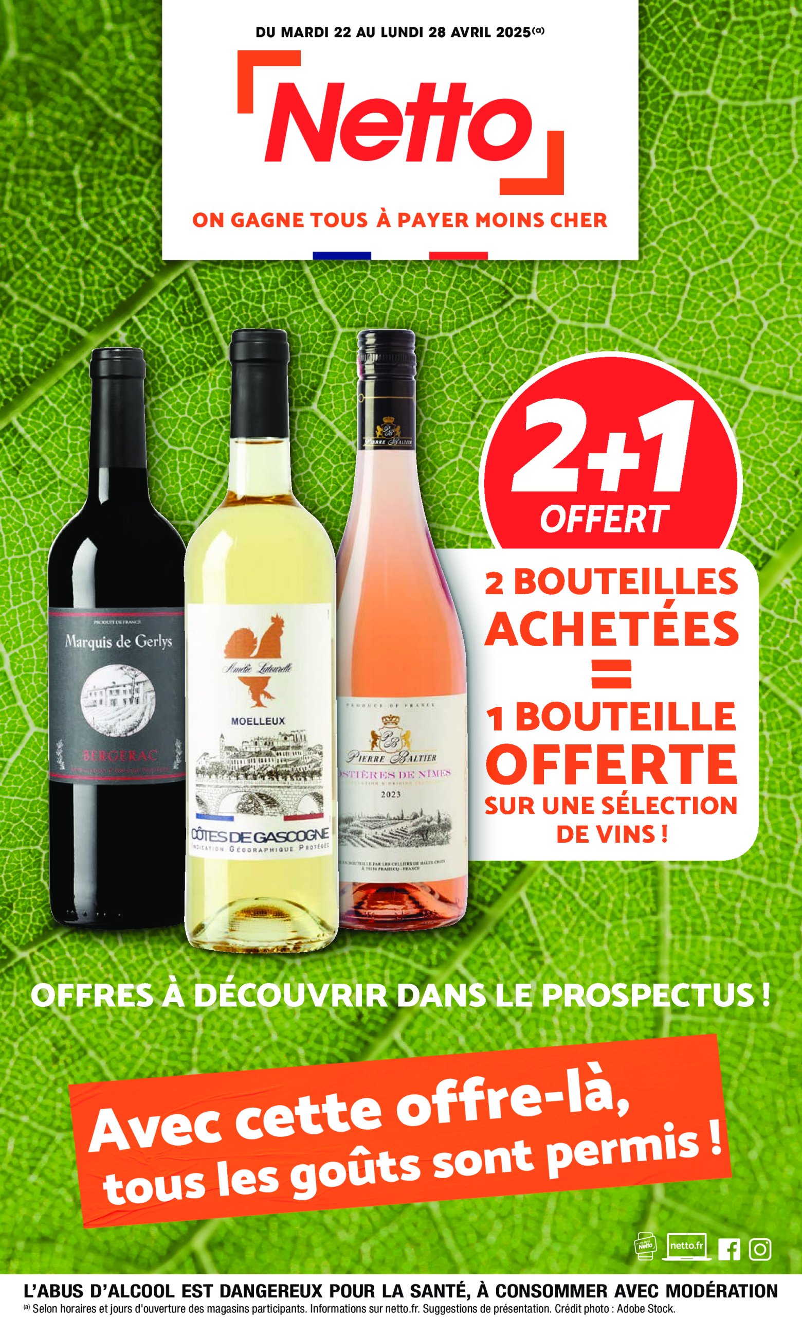 netto - Catalogue Netto - Foire aux Vins valable dès 22/04 - 28/04