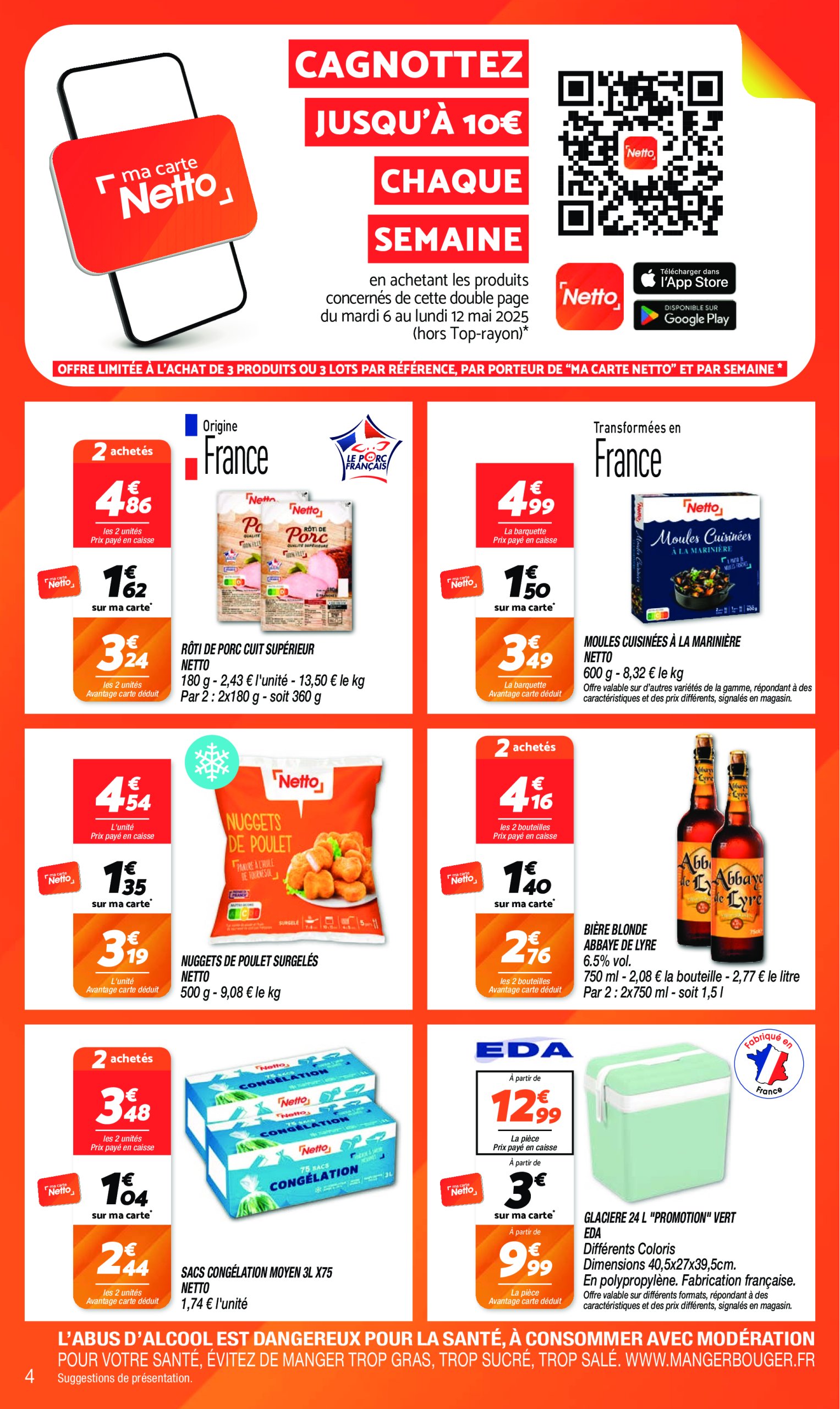 netto - Catalogue Netto valable dès 06/05 - 12/05 - page: 4