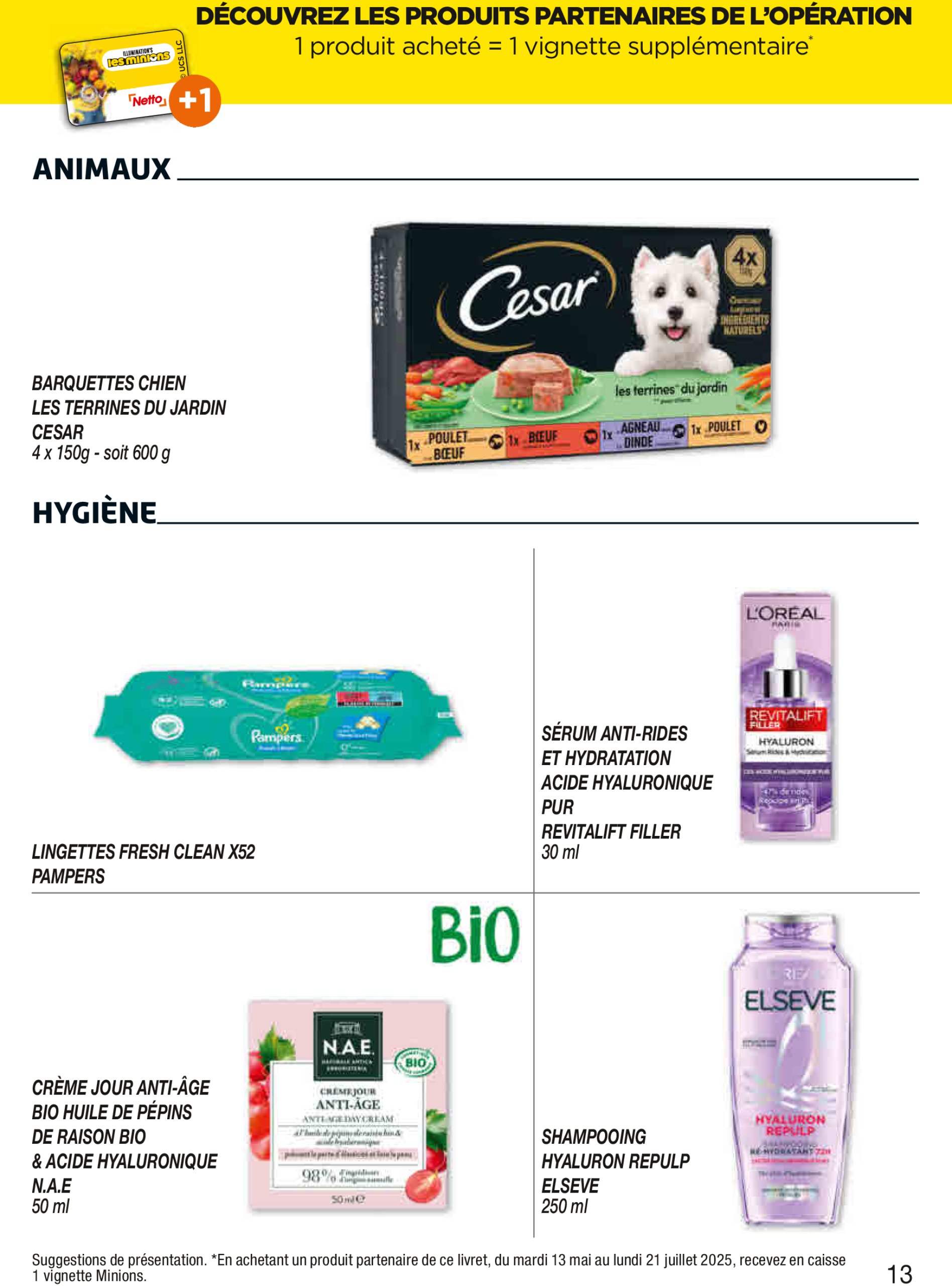 netto - Catalogue Netto - Les Minions Market Mania valable dès 13/05 - 21/07 - page: 13