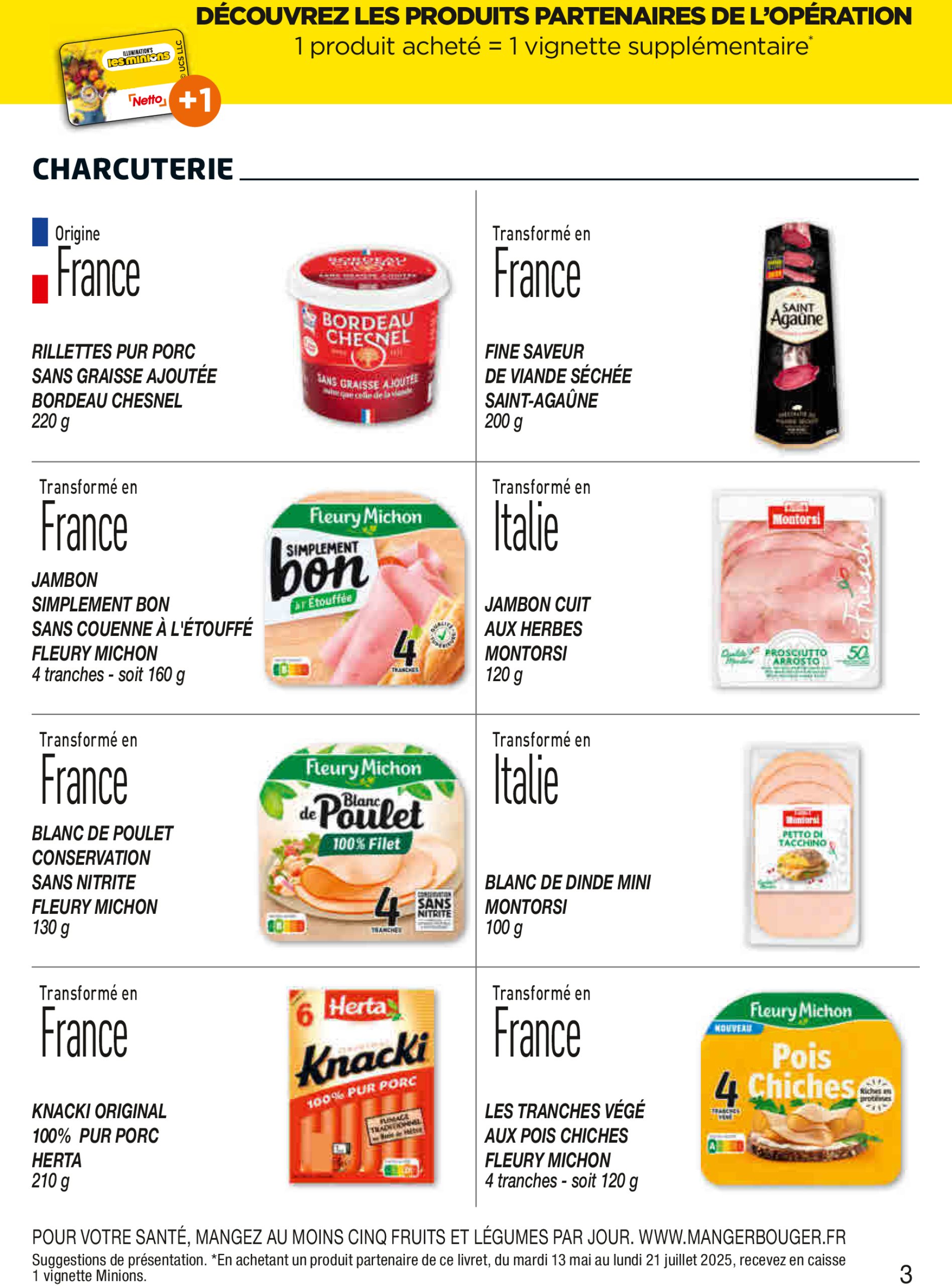 netto - Catalogue Netto - Les Minions Market Mania valable dès 13/05 - 21/07 - page: 3