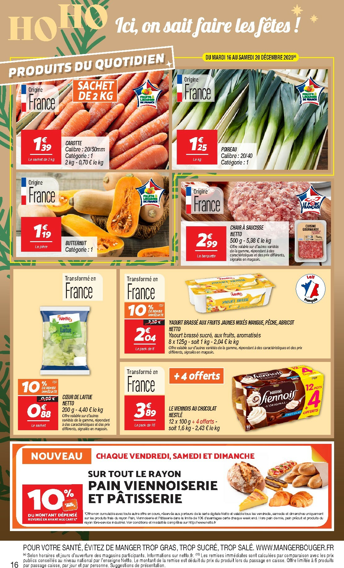 netto - Catalogue Netto - Festif valable du 16/12 au 24/12 - page: 16