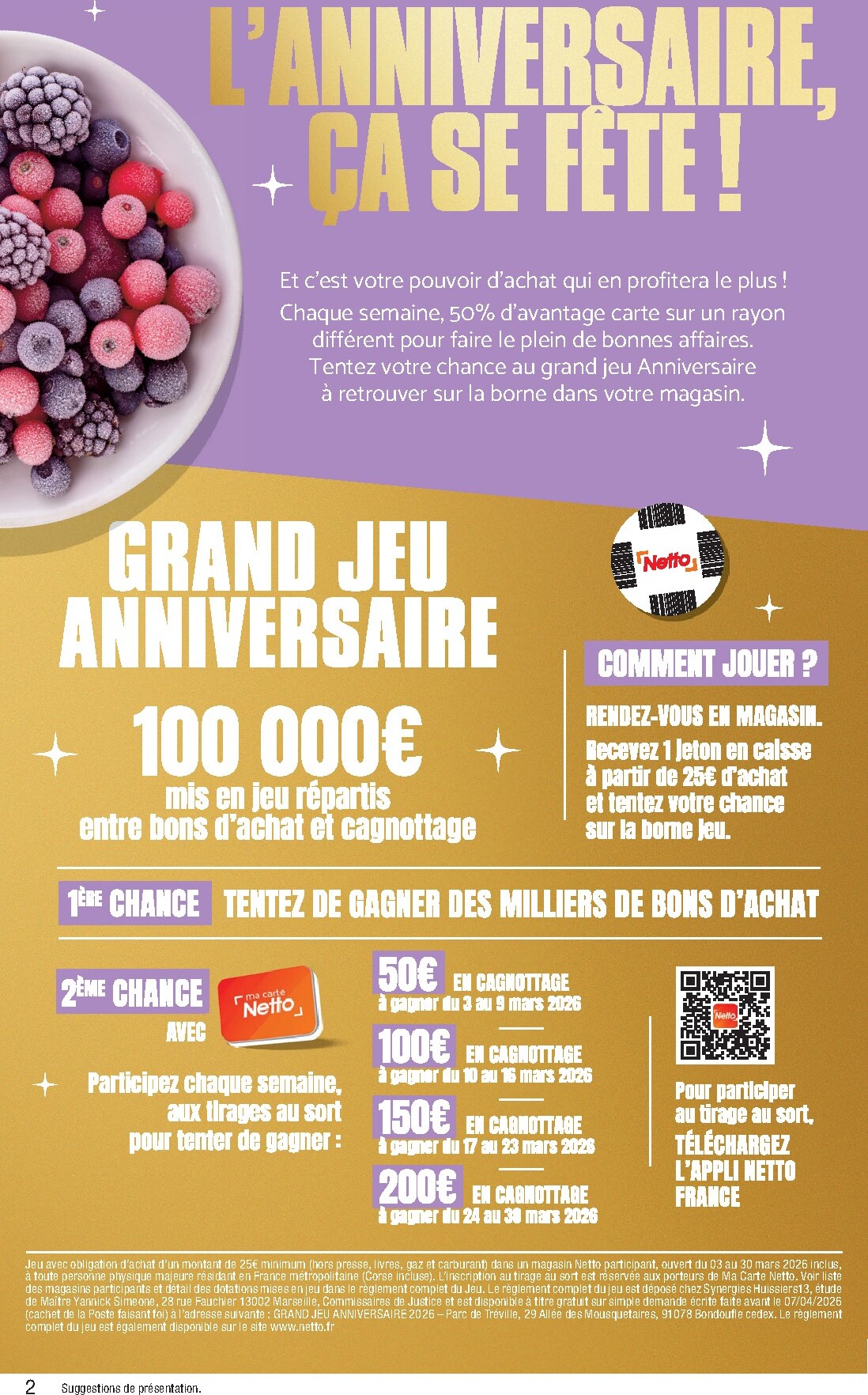 netto - Catalogue Netto - L'anniversaire, ça se fête ! valable du 03/03/2026 au 09/03/2026 - page: 2