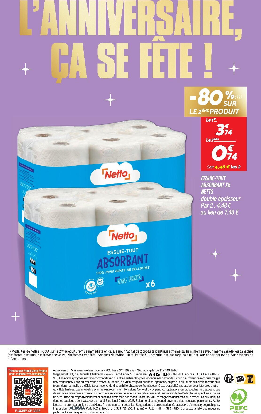 netto - Catalogue Netto - L'anniversaire, ça se fête ! valable du 03/03/2026 au 09/03/2026 - page: 20