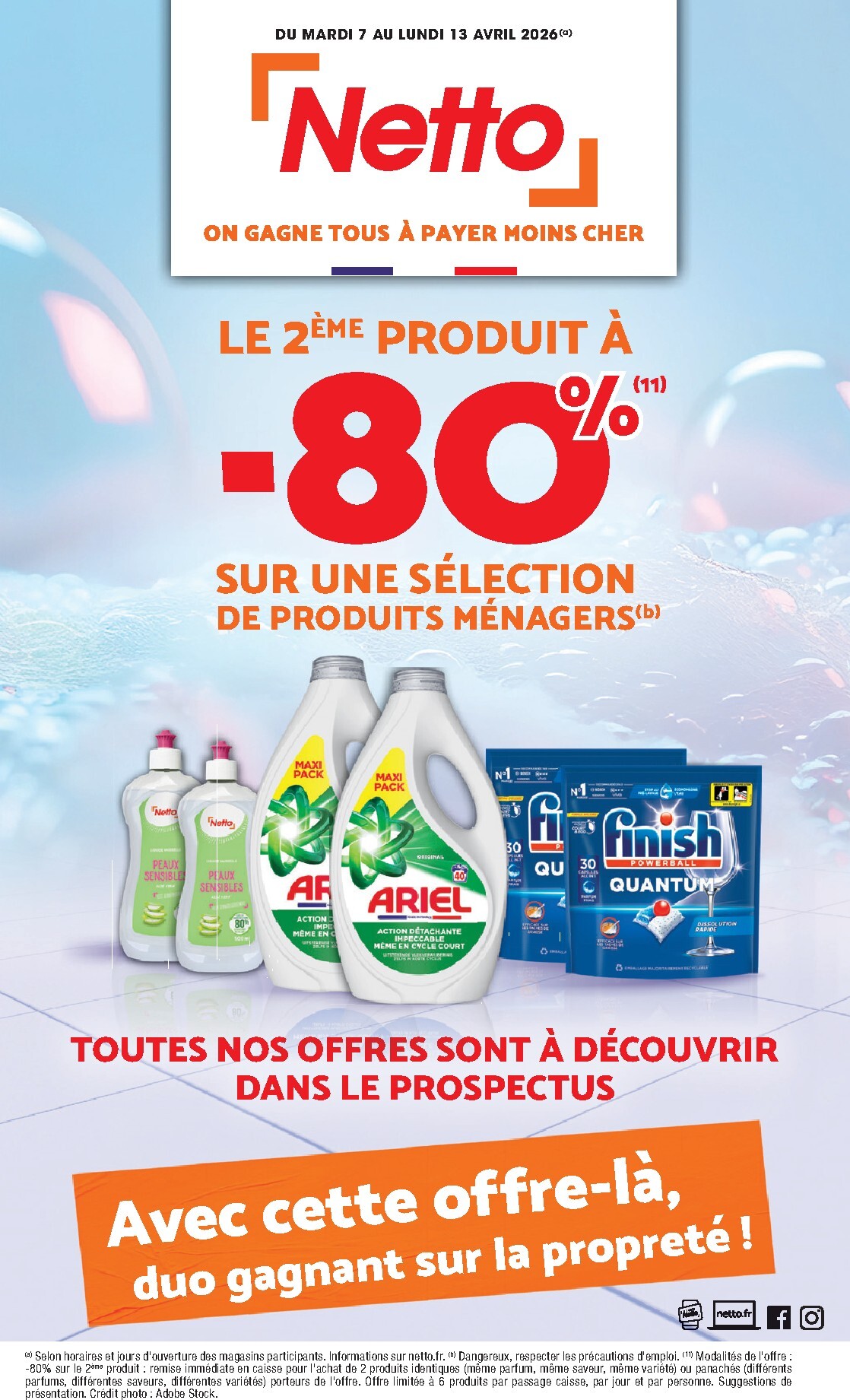 netto - Catalogue Netto - Ménage de Printemps valable du 07/04/2026 au 13/04/2026