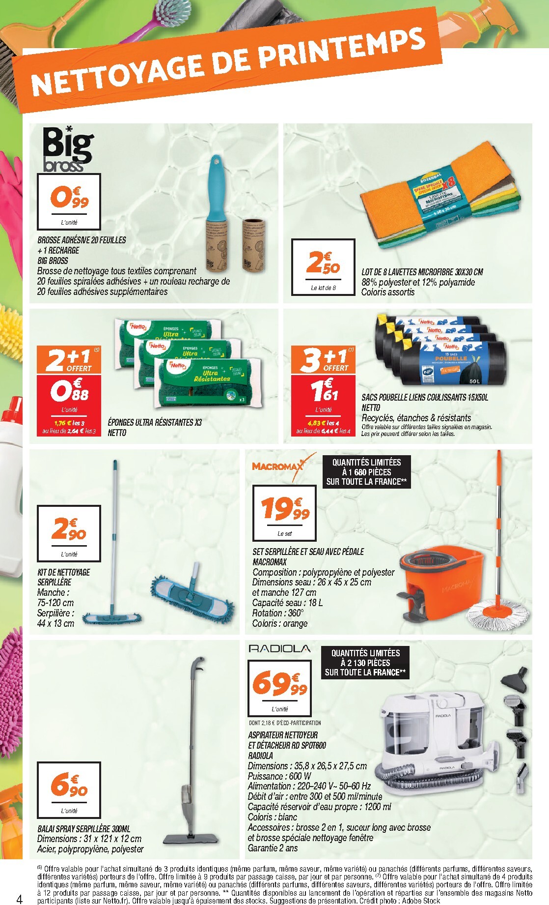 netto - Catalogue Netto - Ménage de Printemps valable du 07/04/2026 au 13/04/2026 - page: 4