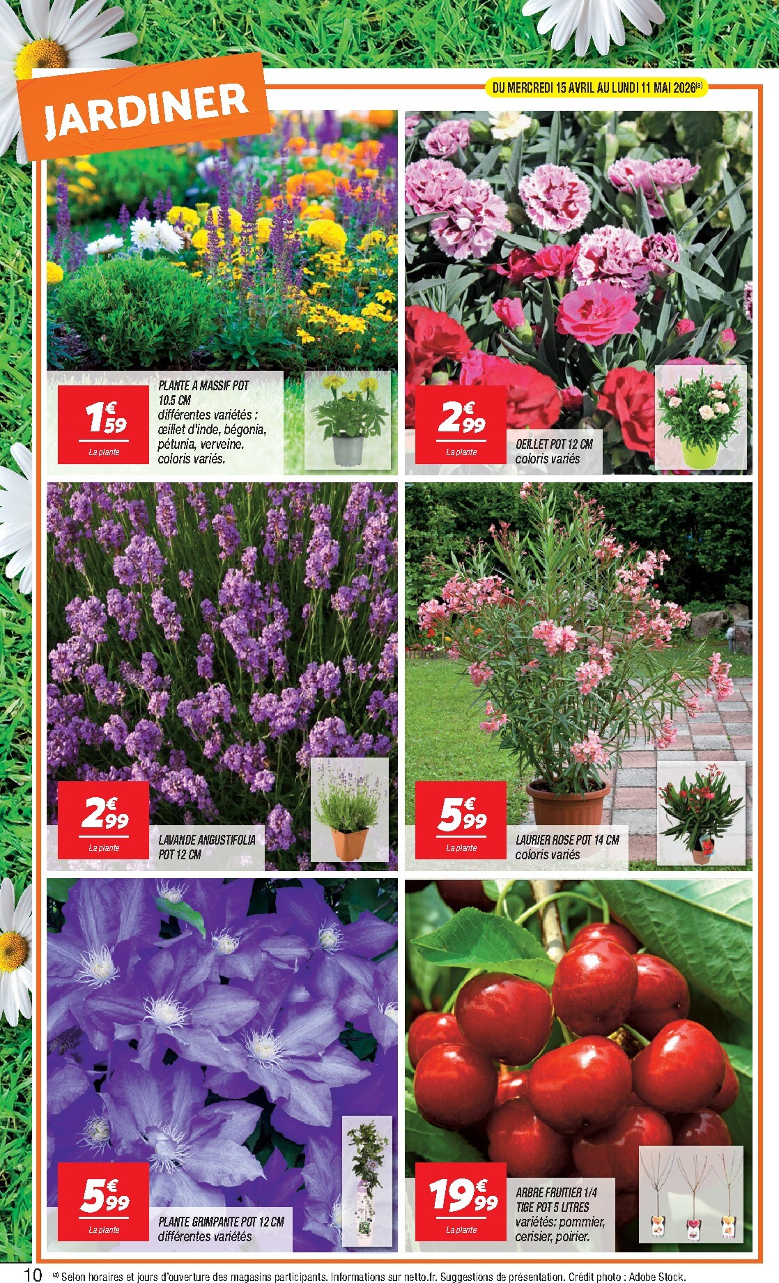 netto - Flyer Netto - Jardin pour la semaine prochaine du du mardi 14/04/2026 au du lundi 11/05/2026 - page: 10