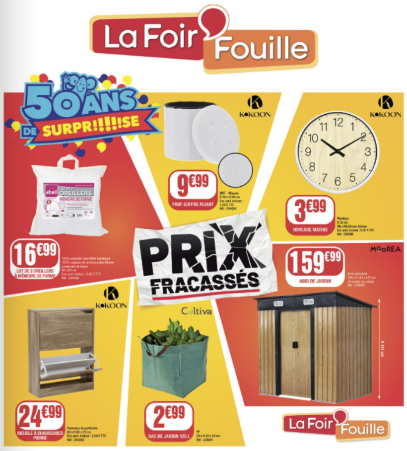 la-foir-fouille - Catalogue La Foir'Fouille valable du 29/09 au 12/10