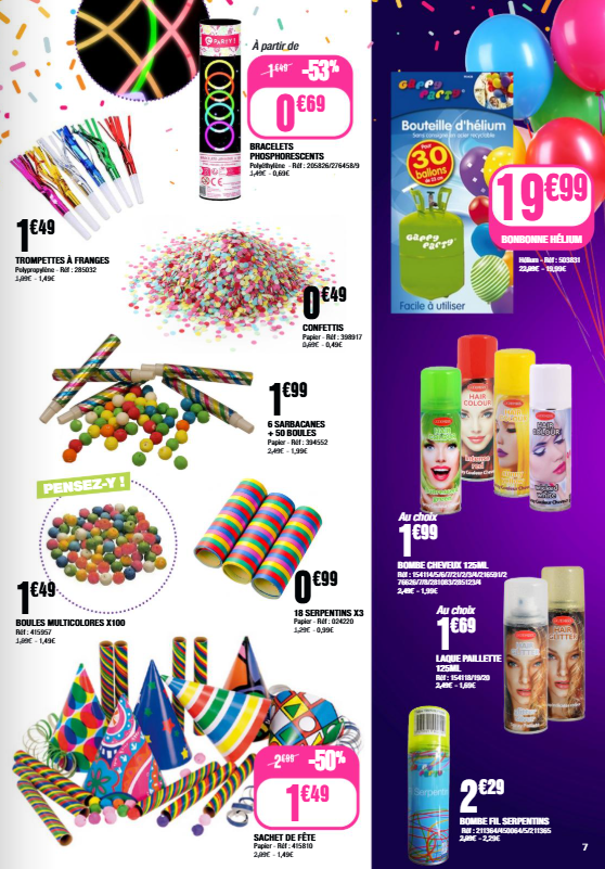 la-foir-fouille - Catalogue La Foir'Fouille - Carnaval valable du 16/02/2026 au 01/03/2026 - page: 7