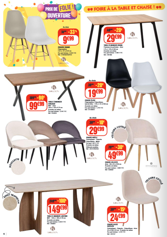 la-foir-fouille - Catalogue La Foir'Fouille - Saint-Martin-Boulogne valable du 04/03/2026 au 15/03/2026 - page: 6