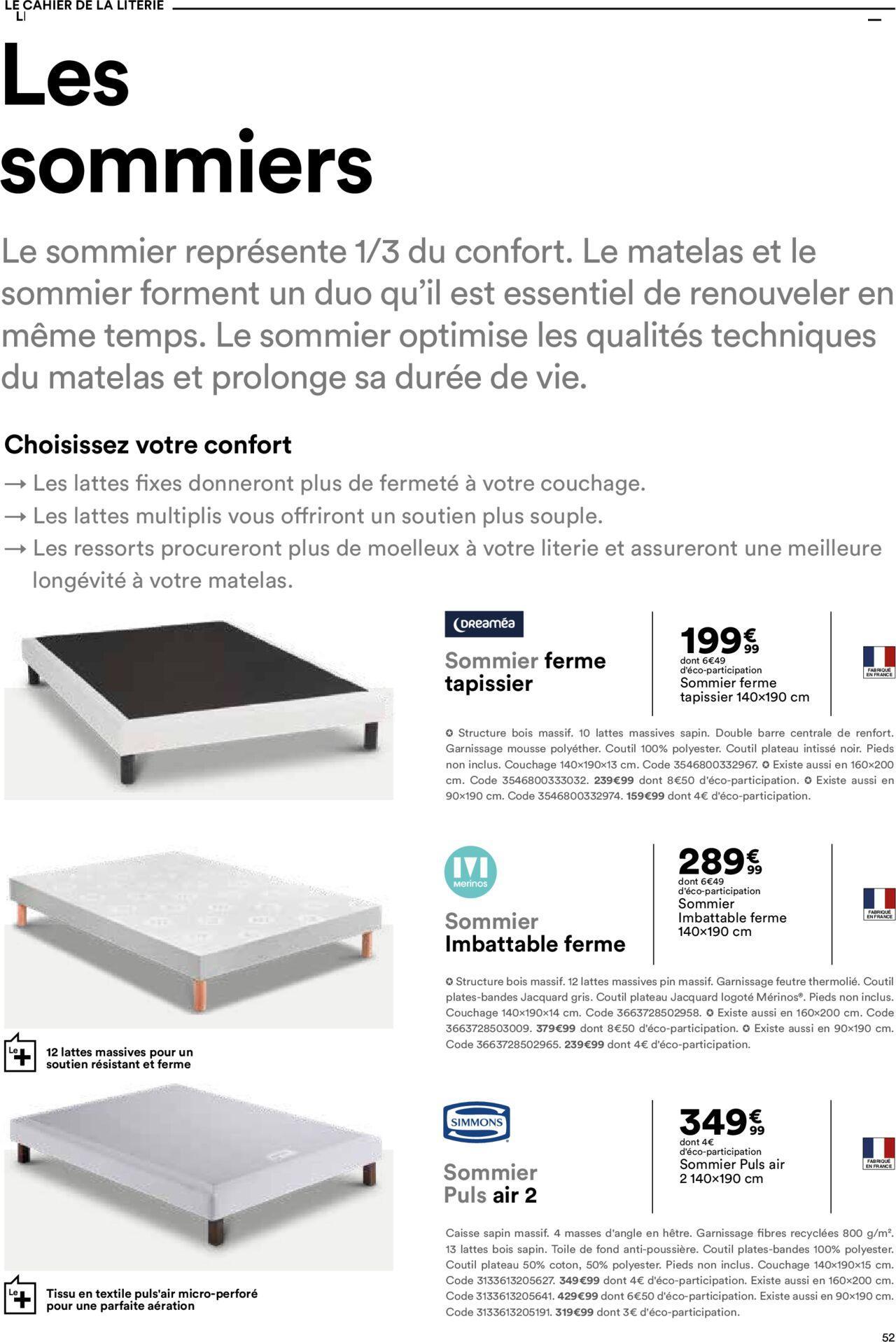 but - But Guide Literie à partir du 17/06/2024 - 02/12/2024 - page: 52 but - But Guide Literie à partir du 17/06/2024 - 02/12/2024 - page: 52