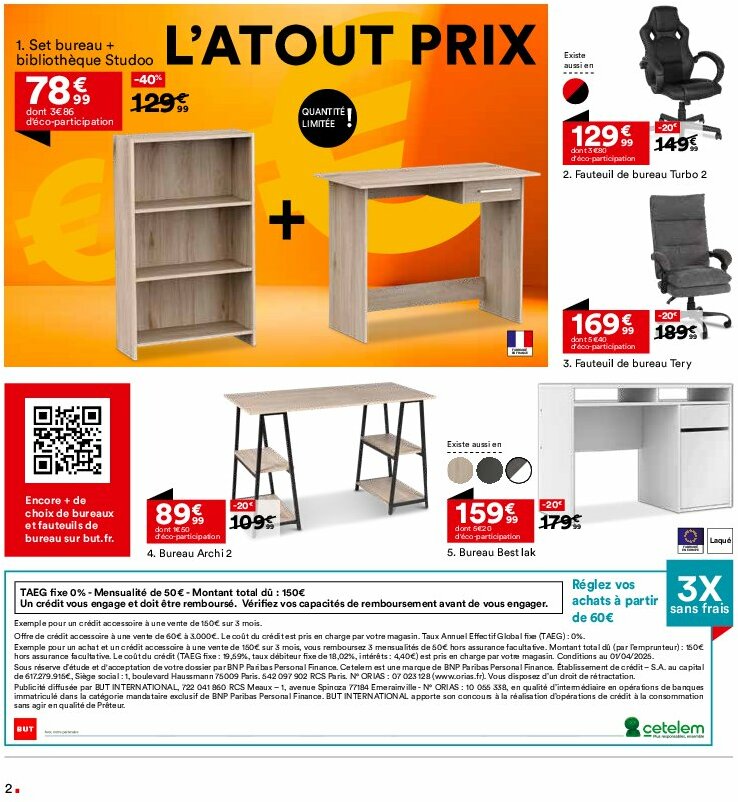 but - Catalogue But - Retour à l'école valable du 22/07 au 25/08 - page: 2